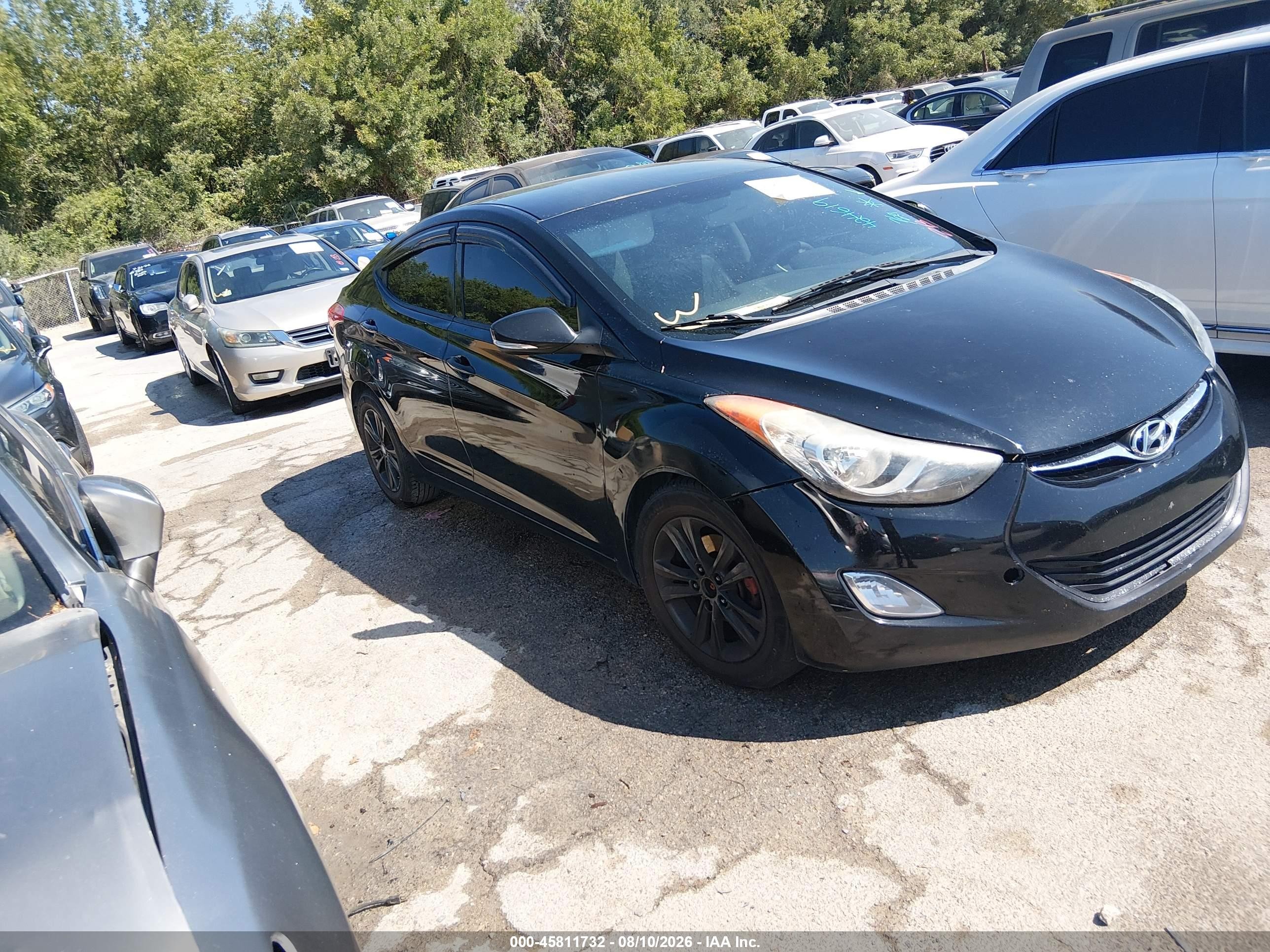 2013 Hyundai Elantra GLS, VIN 5NPDH4AE9DH424619 — Normal wear