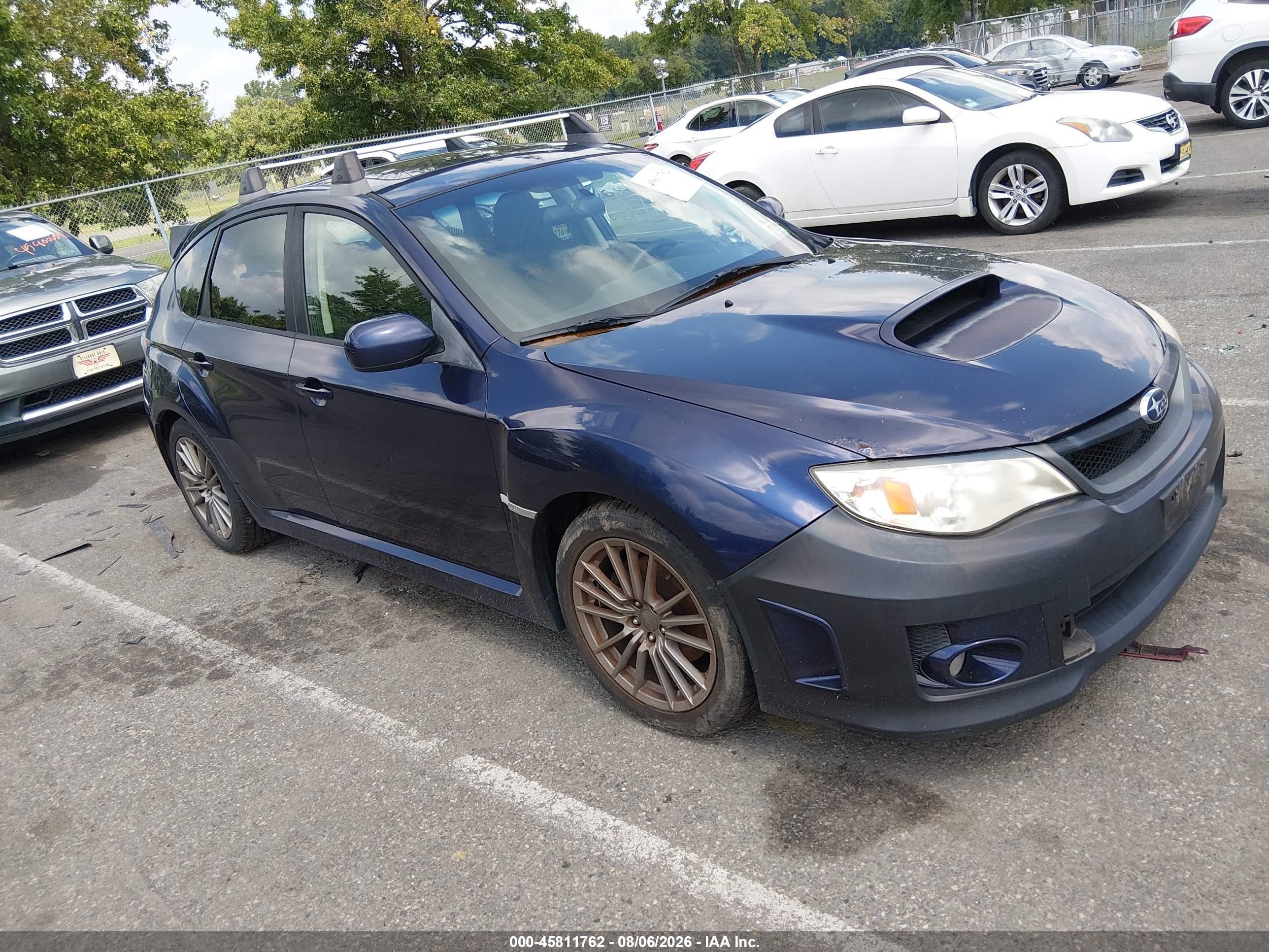 2013 Subaru WRX WRX Premium, VIN JF1GR7E65DG824153 — Water / flood