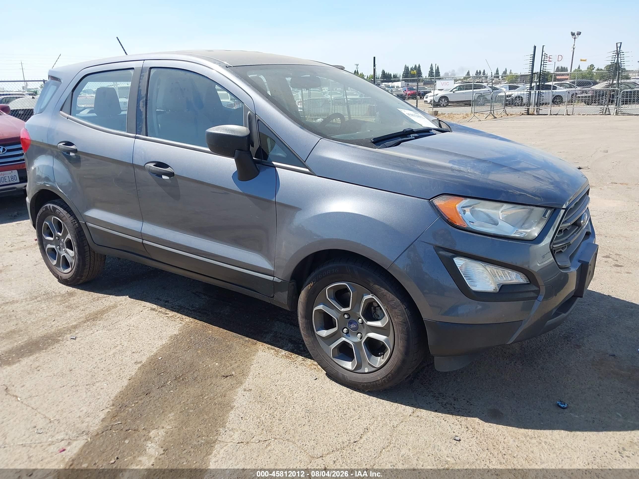 2018 Ford EcoSport S, VIN MAJ3P1RE3JC172428 — Normal wear