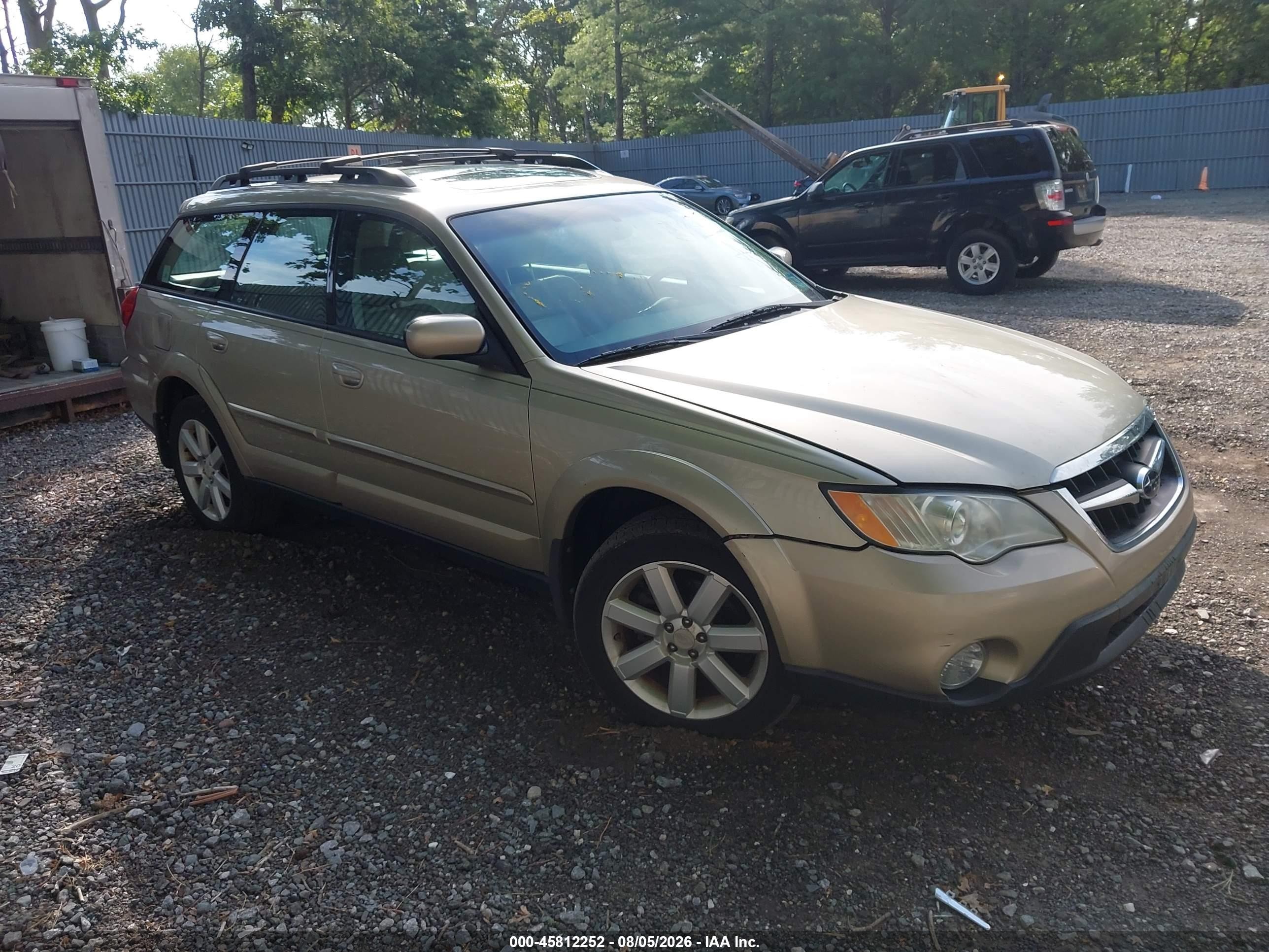 2008 Subaru Outback Limited, VIN 4S4BP62C887324276 — Front end