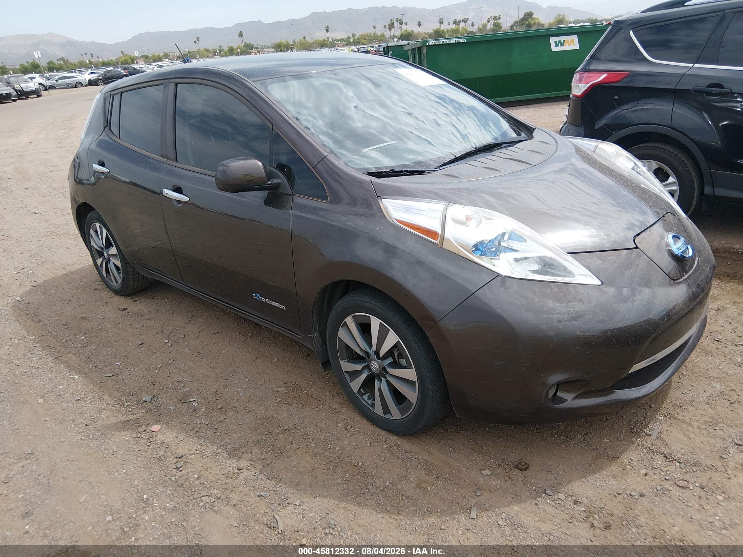 2016 Nissan LEAF S, VIN 1N4BZ0CP5GC301014 — Normal wear