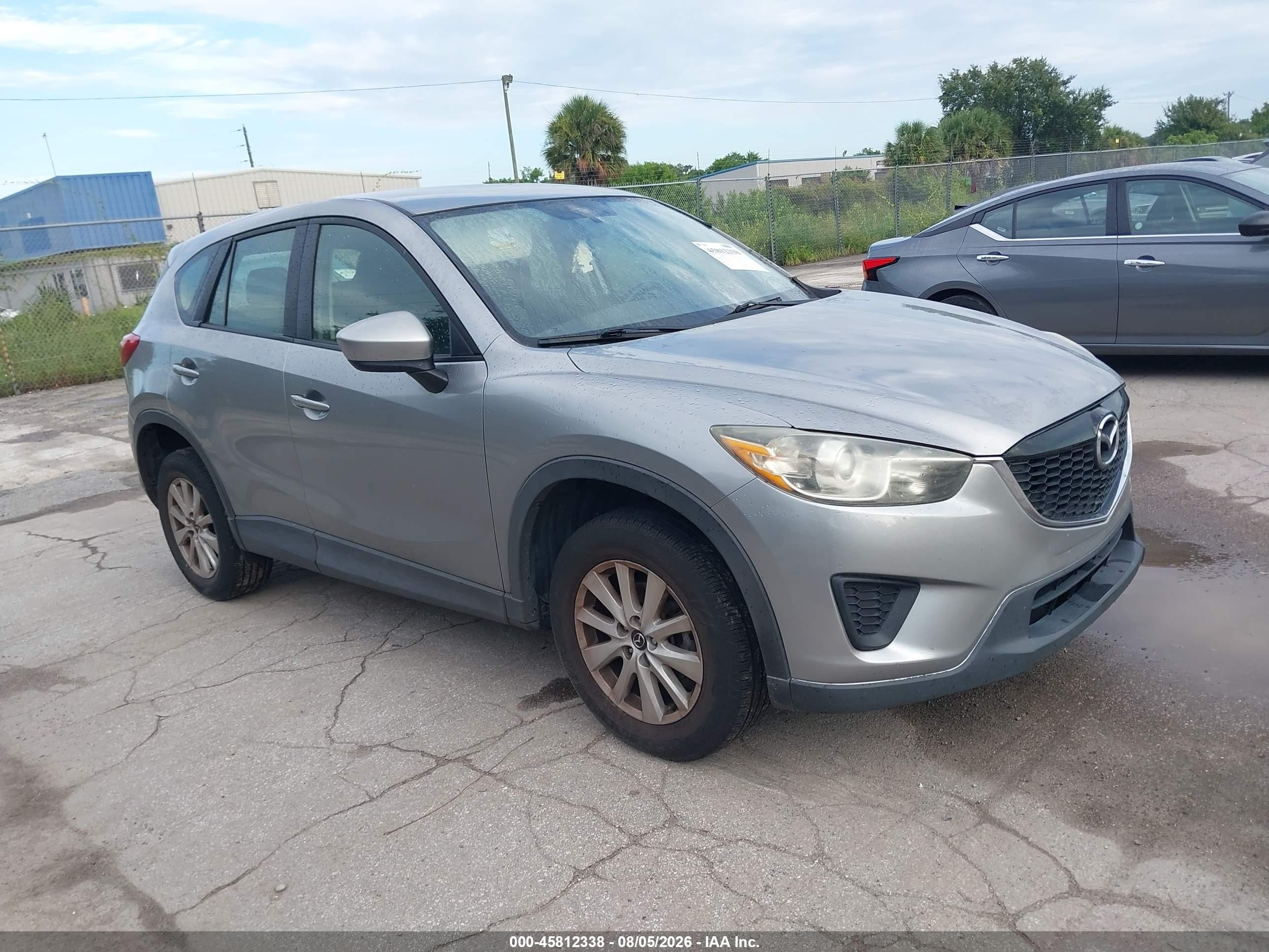 2014 Mazda CX-5 Sport, VIN JM3KE2BEXE0416375 — Rear end