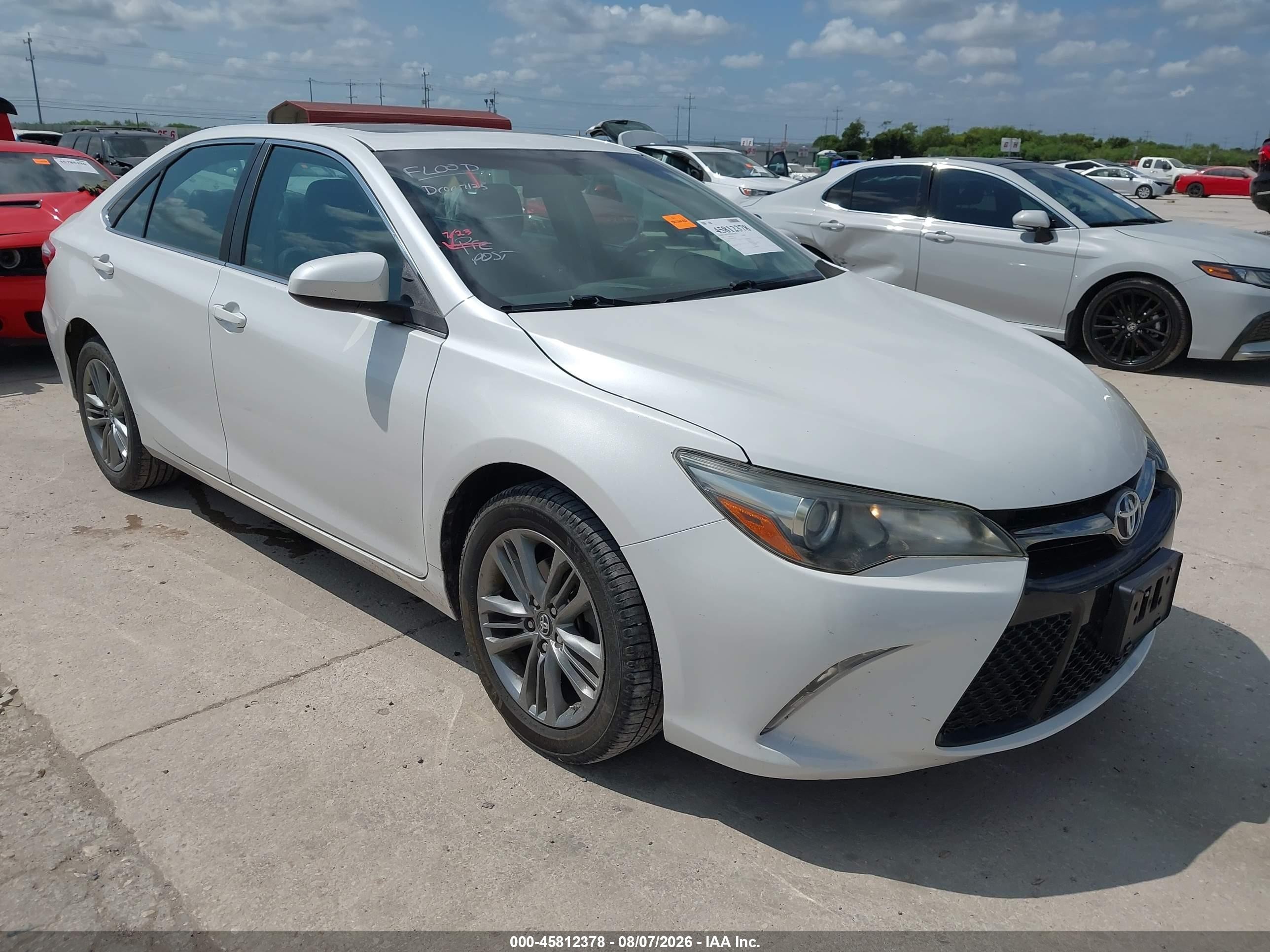 2017 Toyota Camry SE, VIN 4T1BF1FK4HU413383 — Water / flood