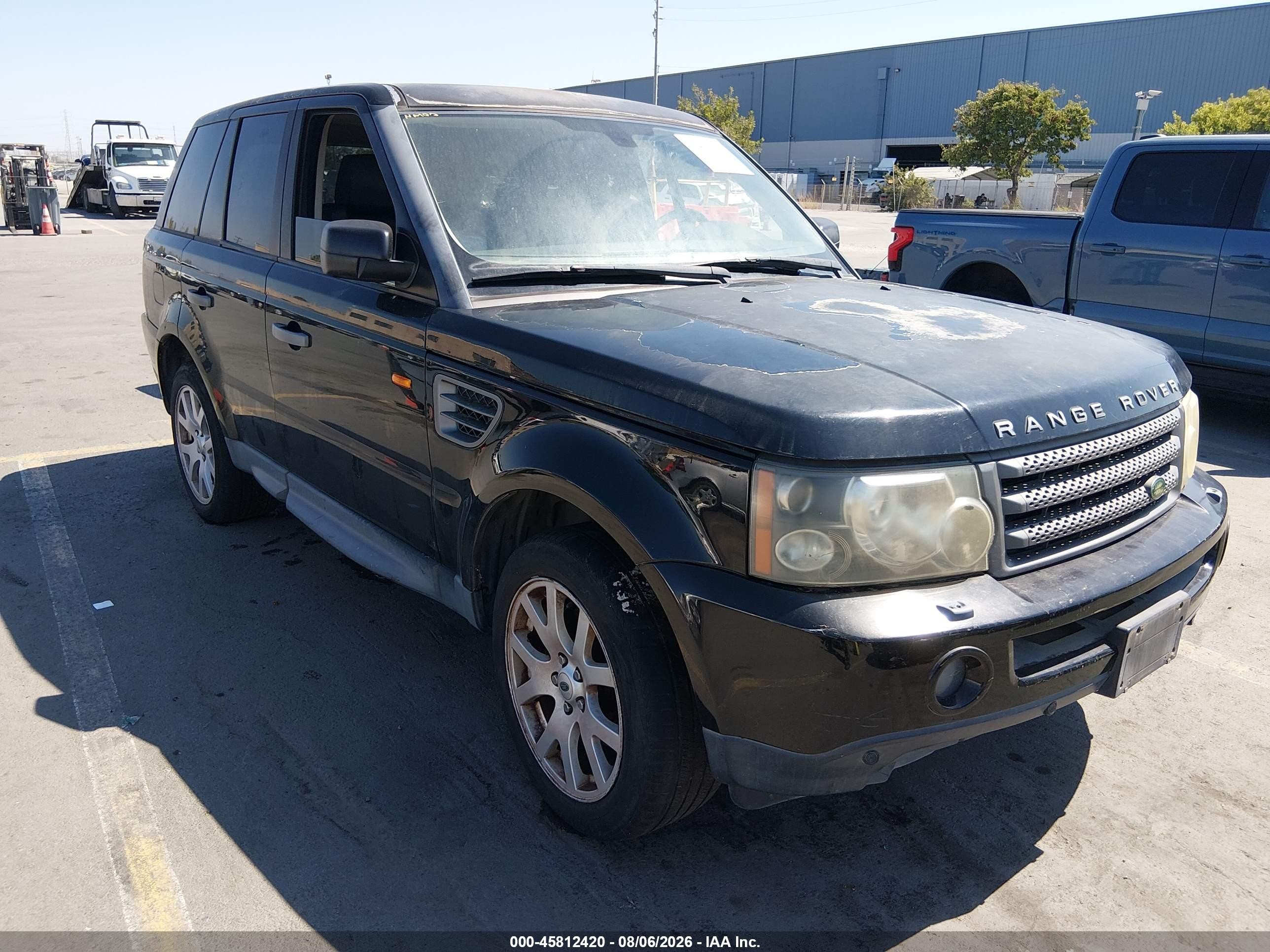2008 Land Rover Range Rover Sport HSE, VIN SALSK25448A145437 — Normal wear