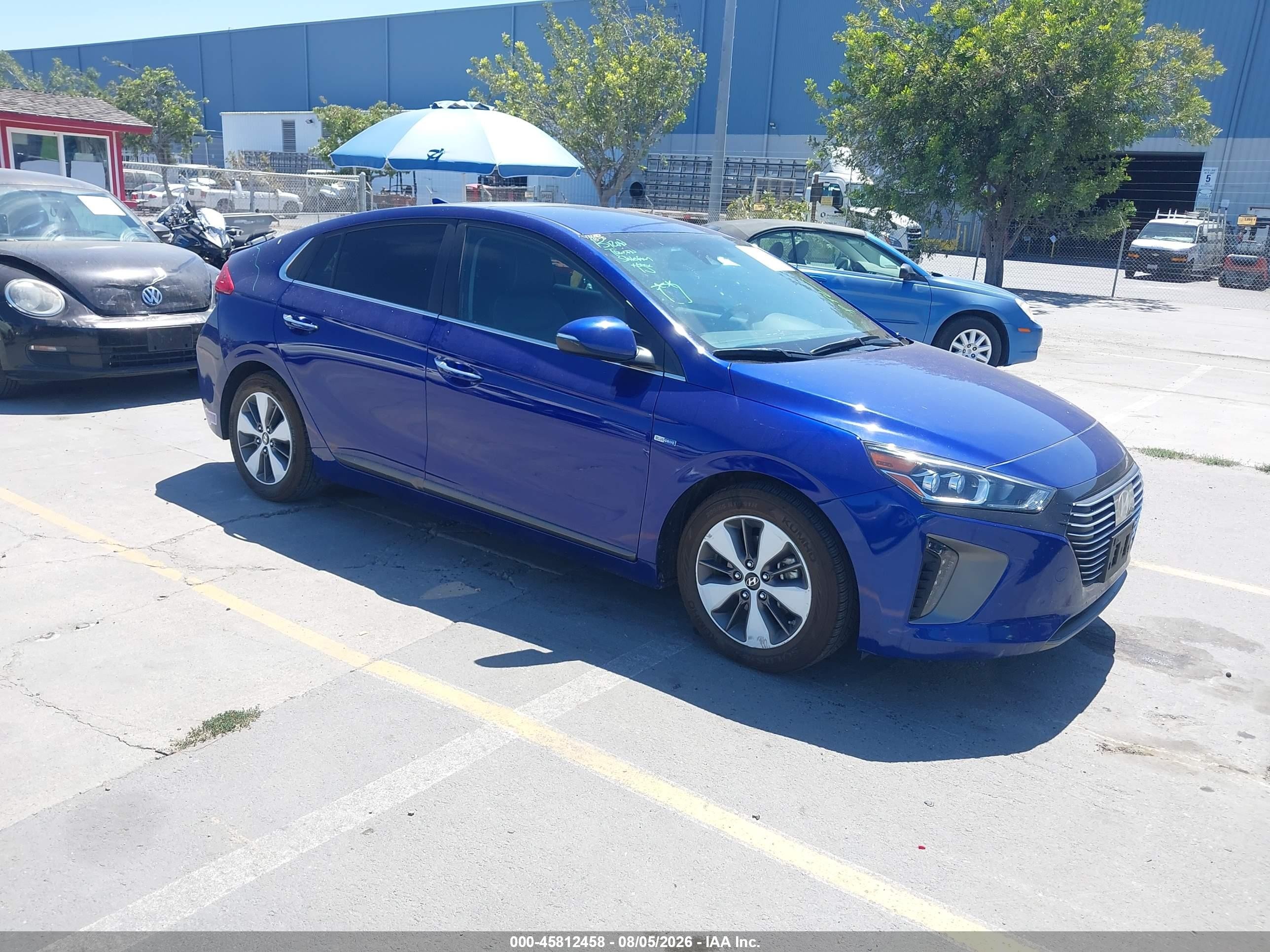 2019 Hyundai Ioniq Limited, VIN KMHC75LD5KU135843 — Зад