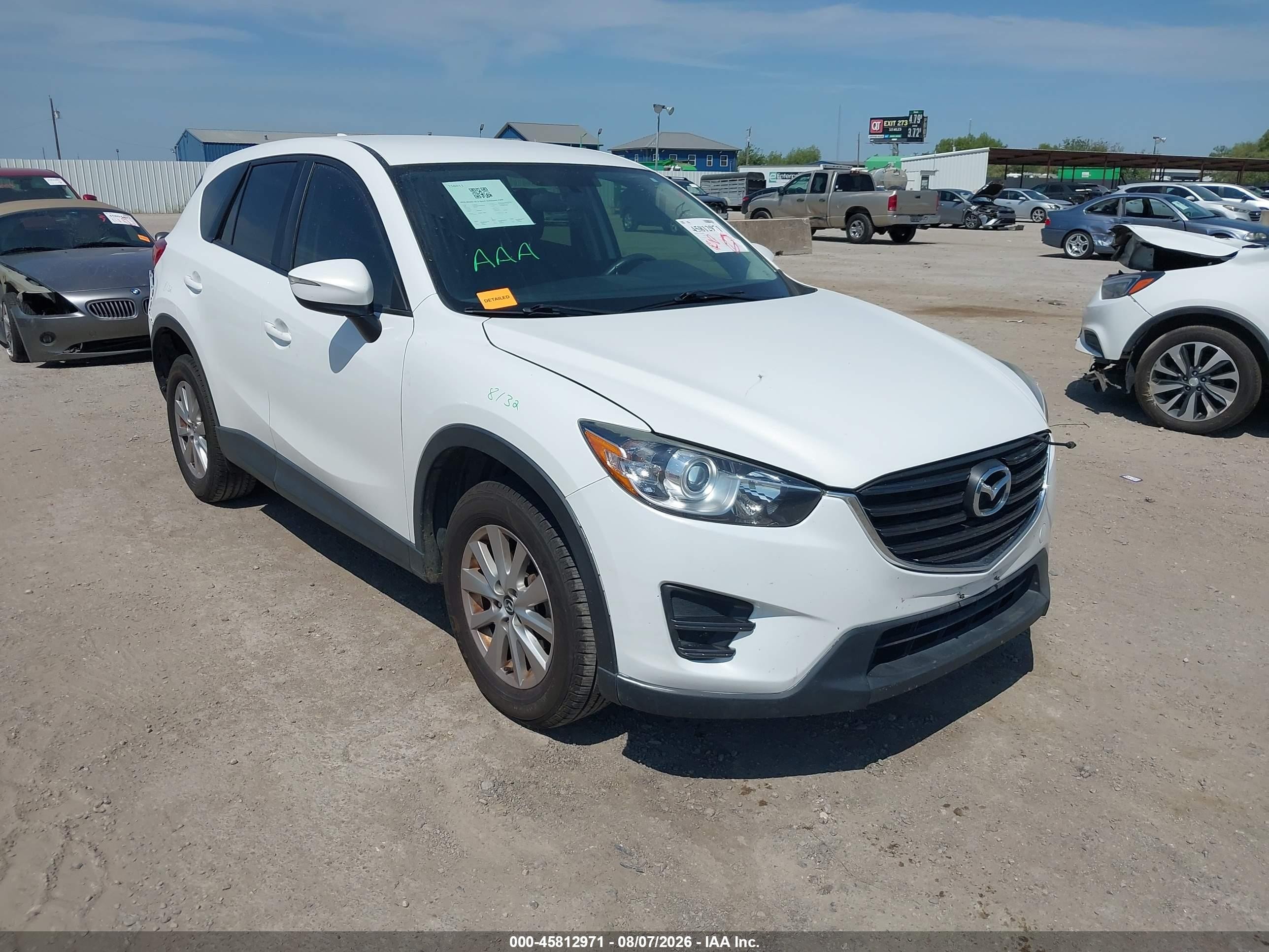 2016 Mazda CX-5 Sport, VIN JM3KE2BY0G0859616 — Rear end