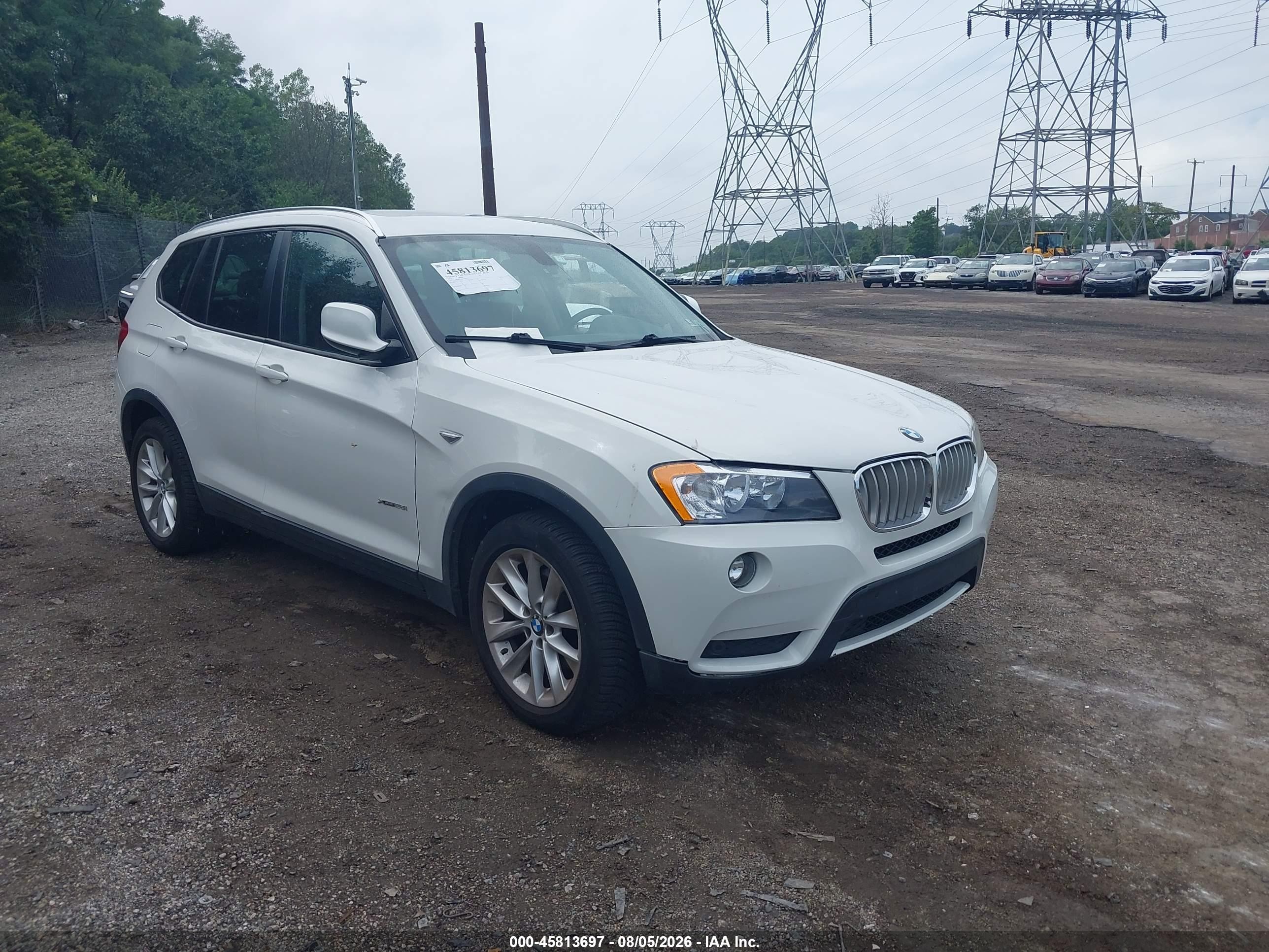 2014 BMW X3 xDrive28i, VIN 5UXWX9C52E0D28255 — Normal wear