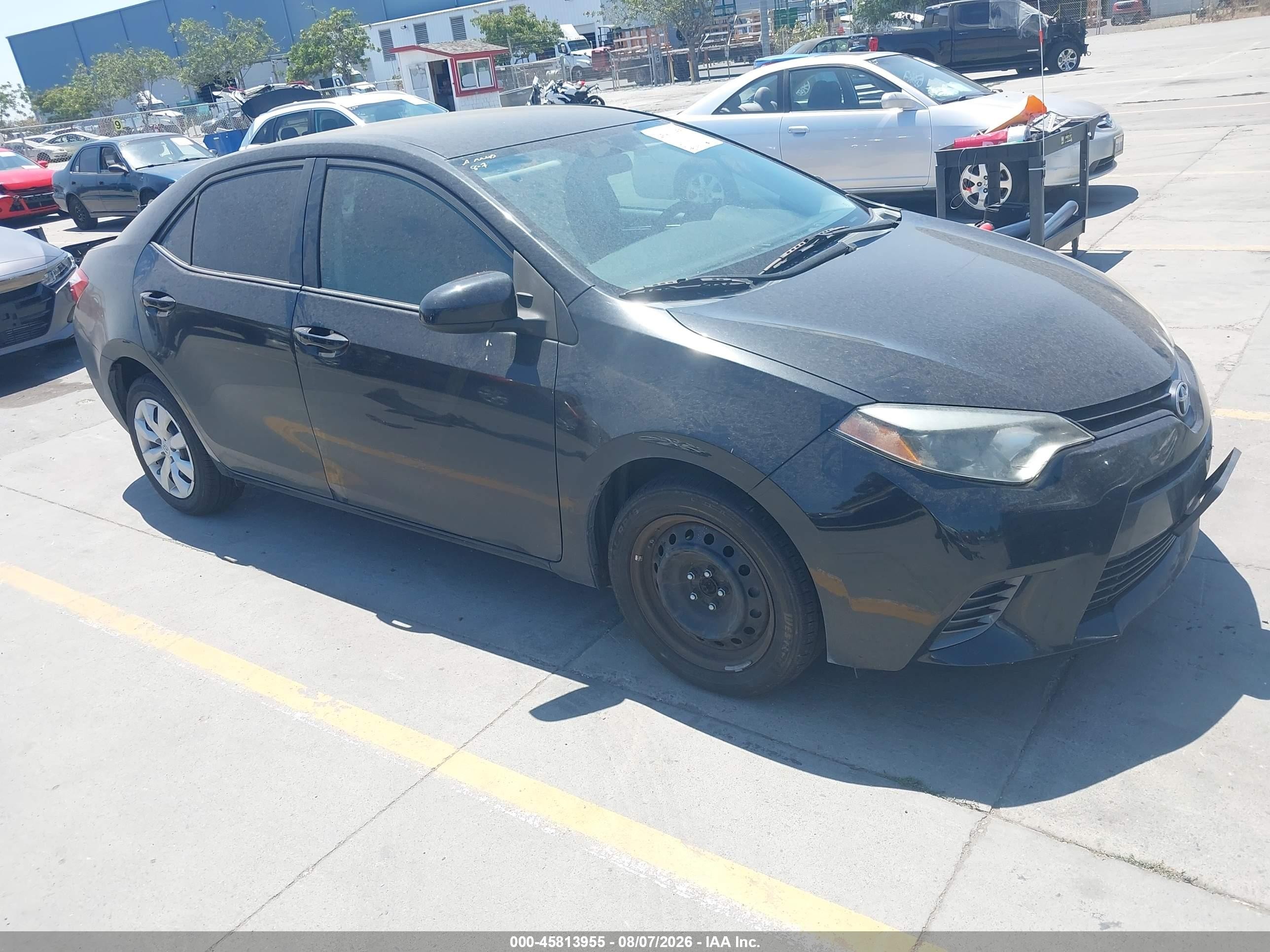 2016 Toyota Corolla S Plus, VIN 5YFBURHE4GP505301 — Rear end