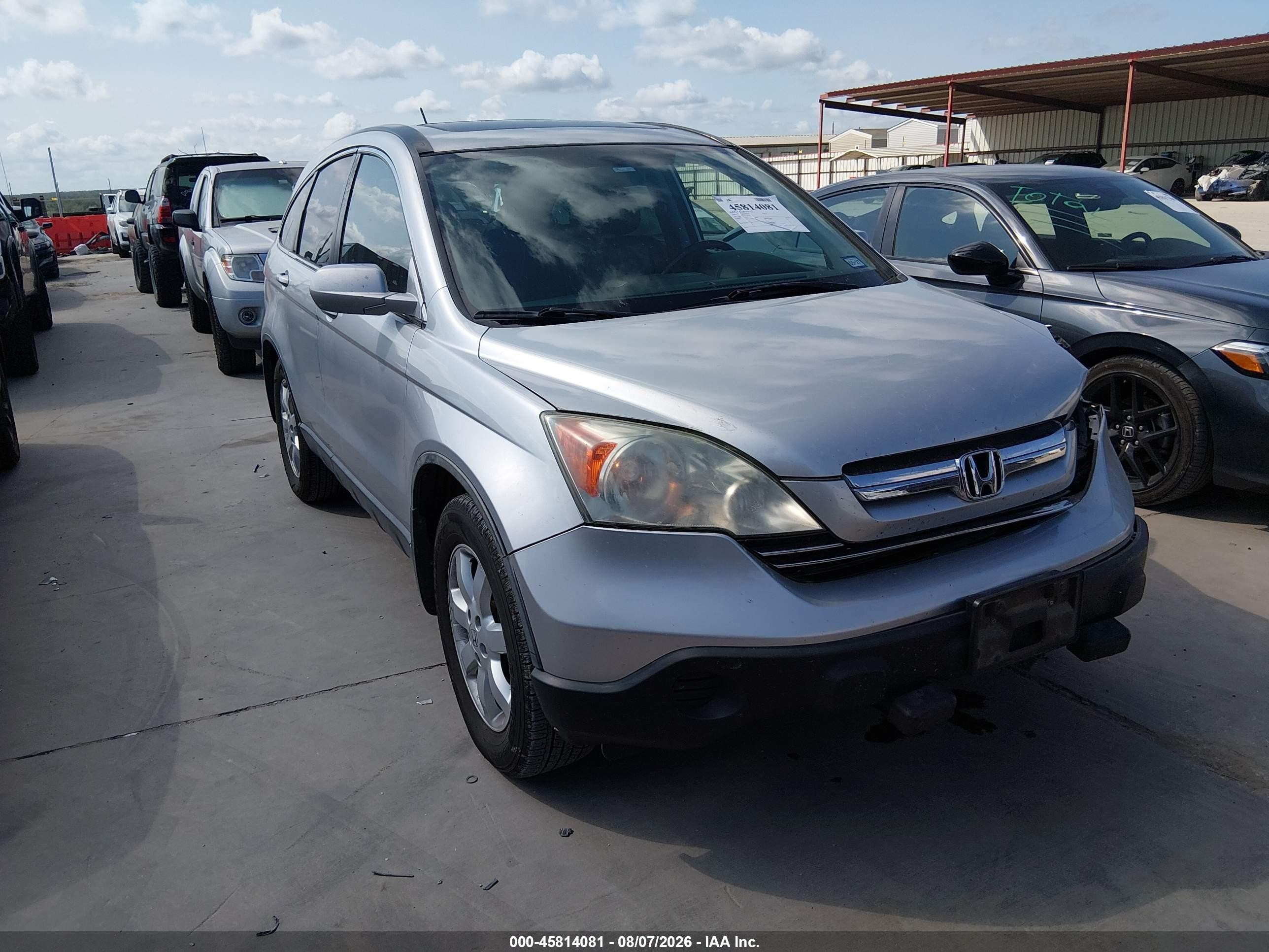 2009 Honda CR-V EX-L, VIN 5J6RE48789L039541 — Not stated