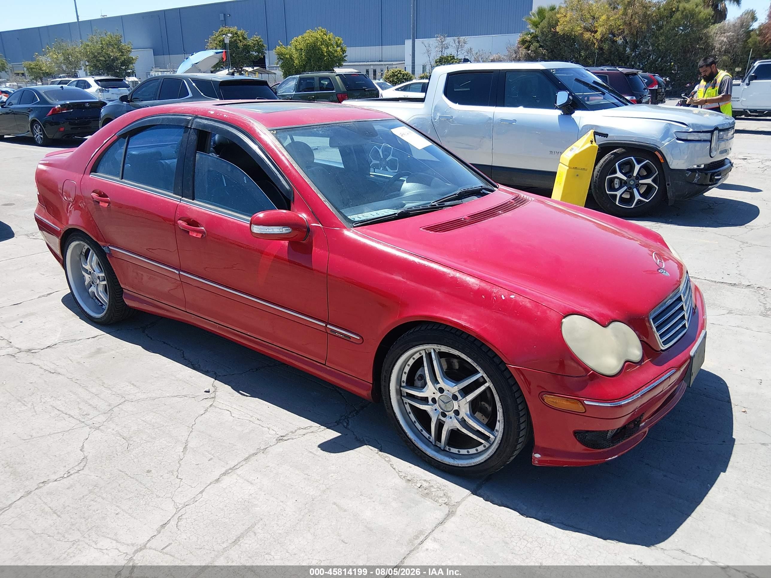 2005 Mercedes-Benz C 230 Kompressor, VIN WDBRF40J05A731842 — Normal wear