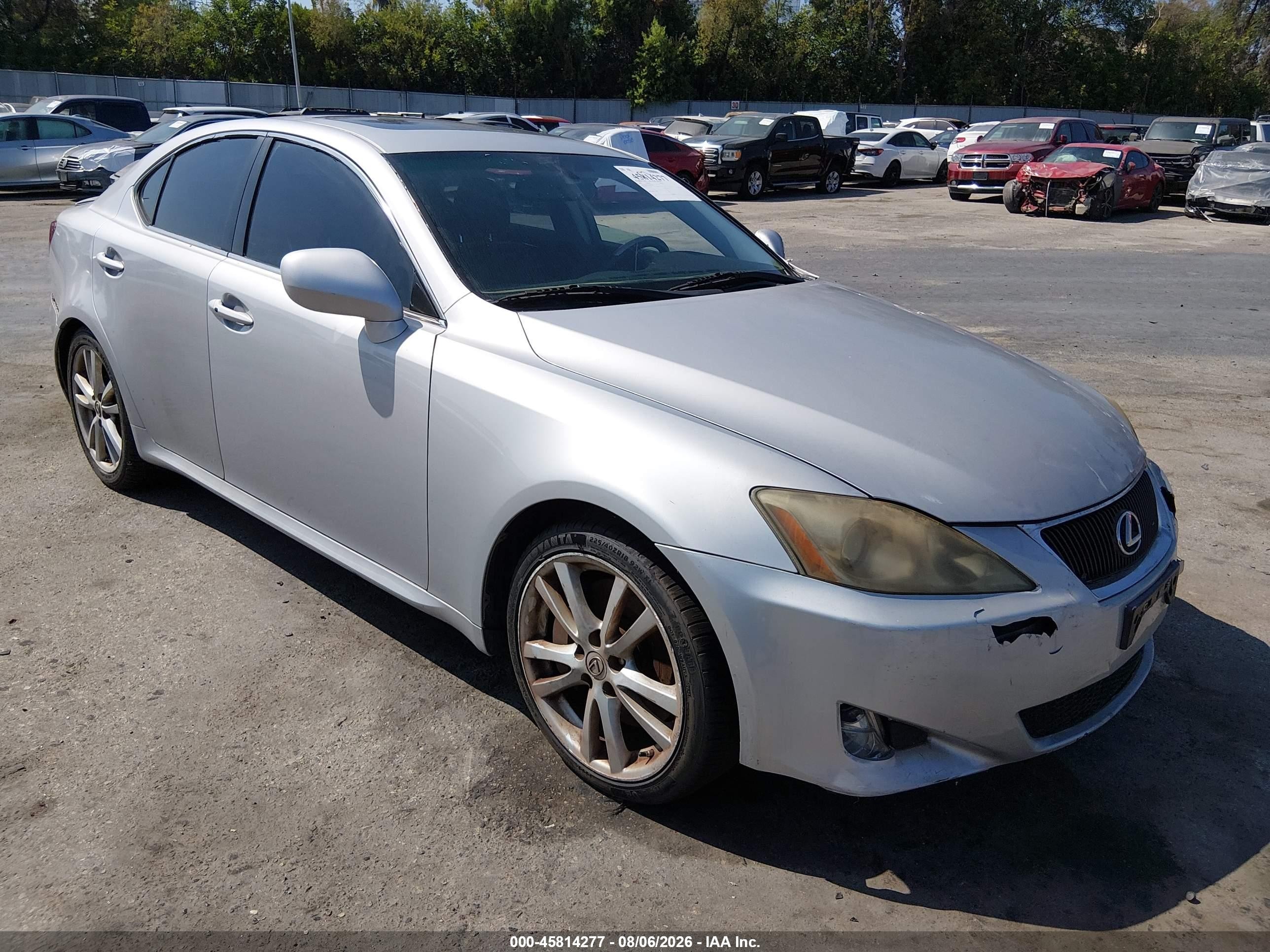 2006 Lexus IS 350, VIN JTHBE262662002569 — Normal wear