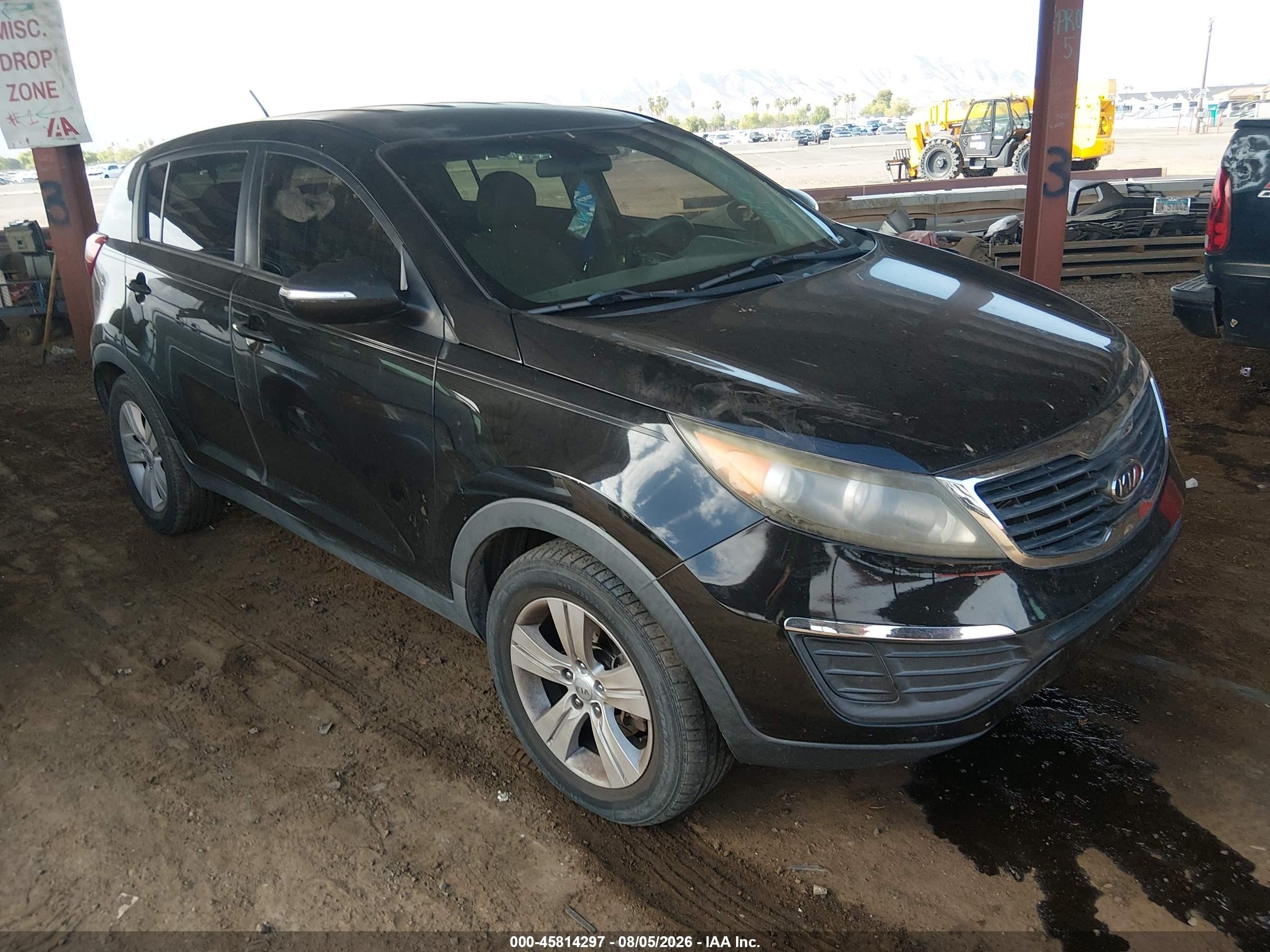 2012 Kia Sportage LX, VIN KNDPB3A22C7324444 — Normal wear