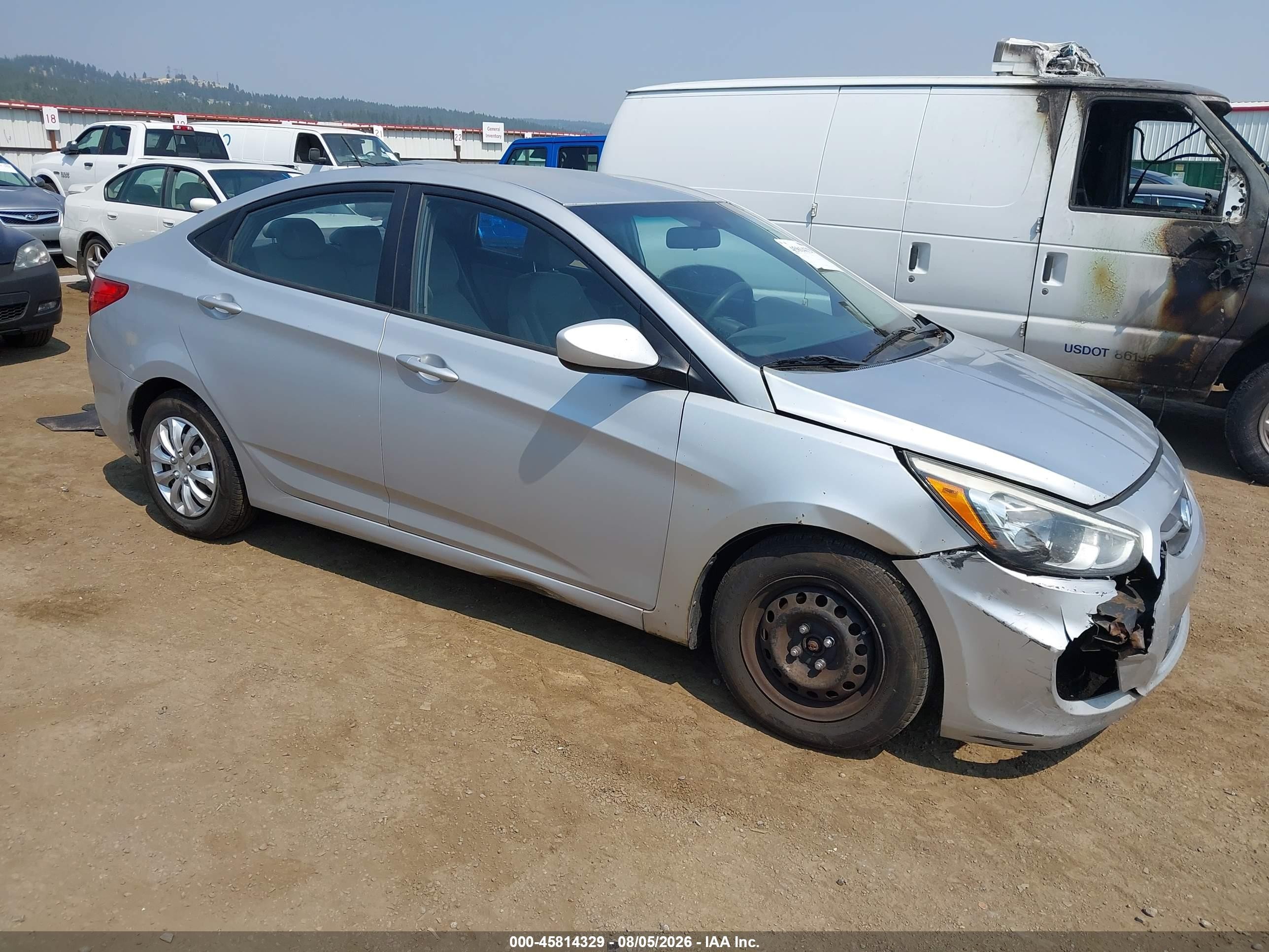 2016 Hyundai Accent SE, VIN KMHCT4AE1GU981251 — Обычный износ