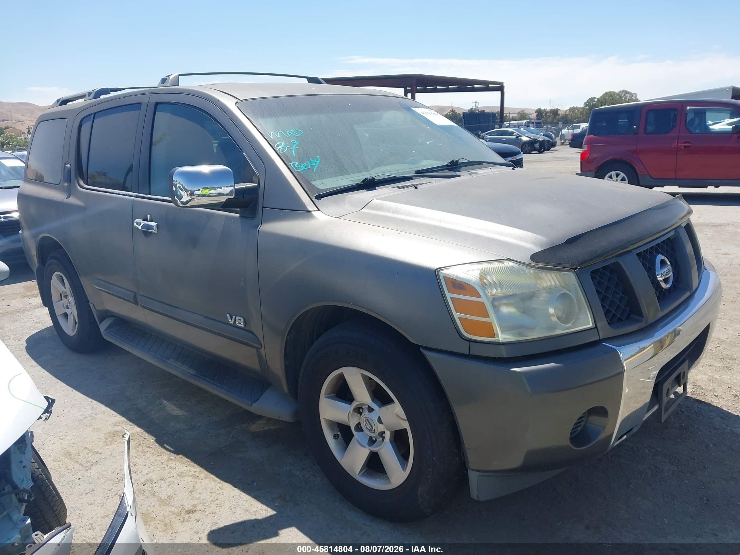 2006 Nissan Armada SE, VIN 5N1AA08A96N701416 — Обычный износ
