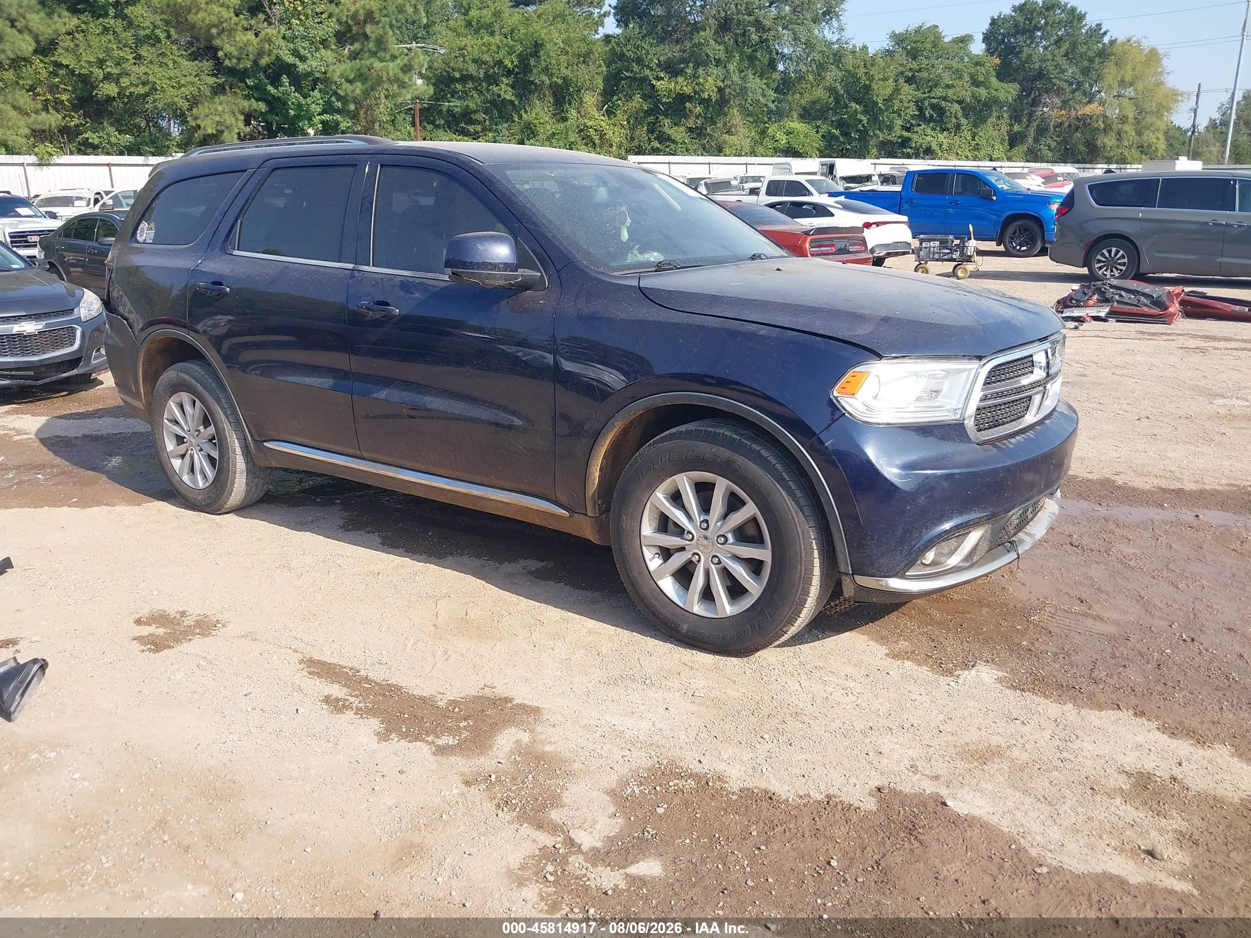 2014 Dodge Durango SXT, VIN 1C4RDJAG7EC590247 — Rear end