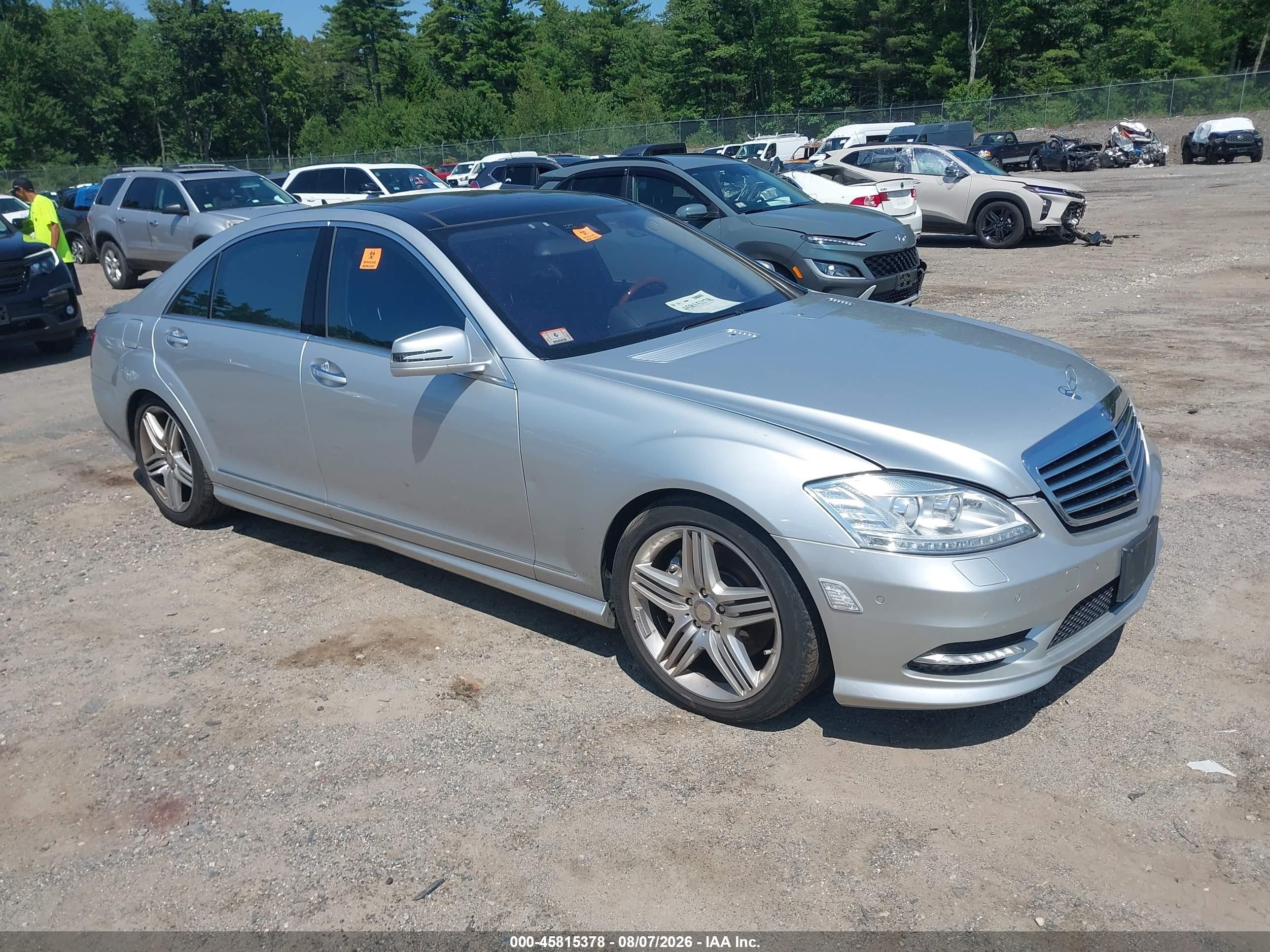 2012 Mercedes-Benz S 550, VIN WDDNG9EB5CA457794 — Biohazard / chemical