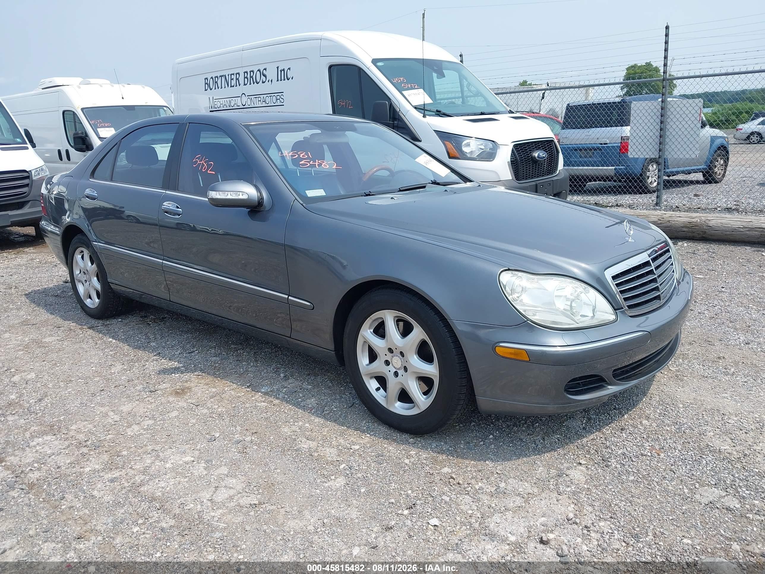 2006 Mercedes-Benz S 500, VIN WDBNG84J16A480778 — Not stated