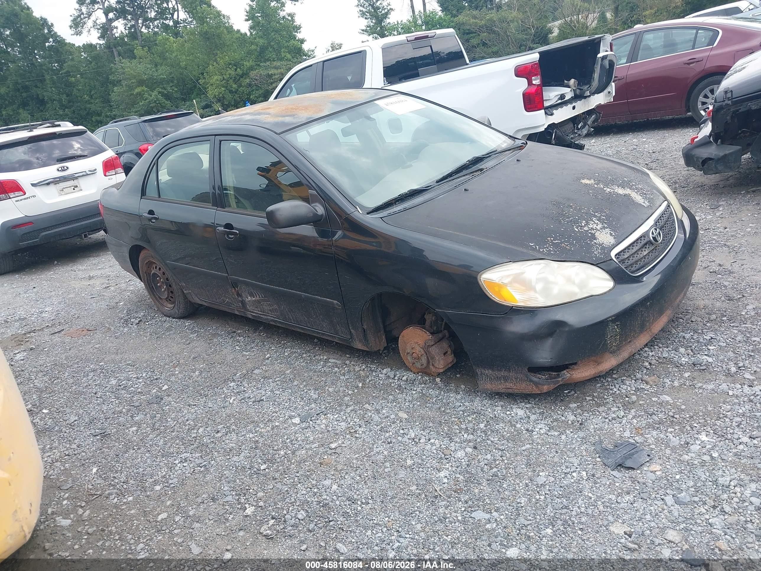 2006 Toyota Corolla LE, VIN JTDBR32E460072854 — Обычный износ