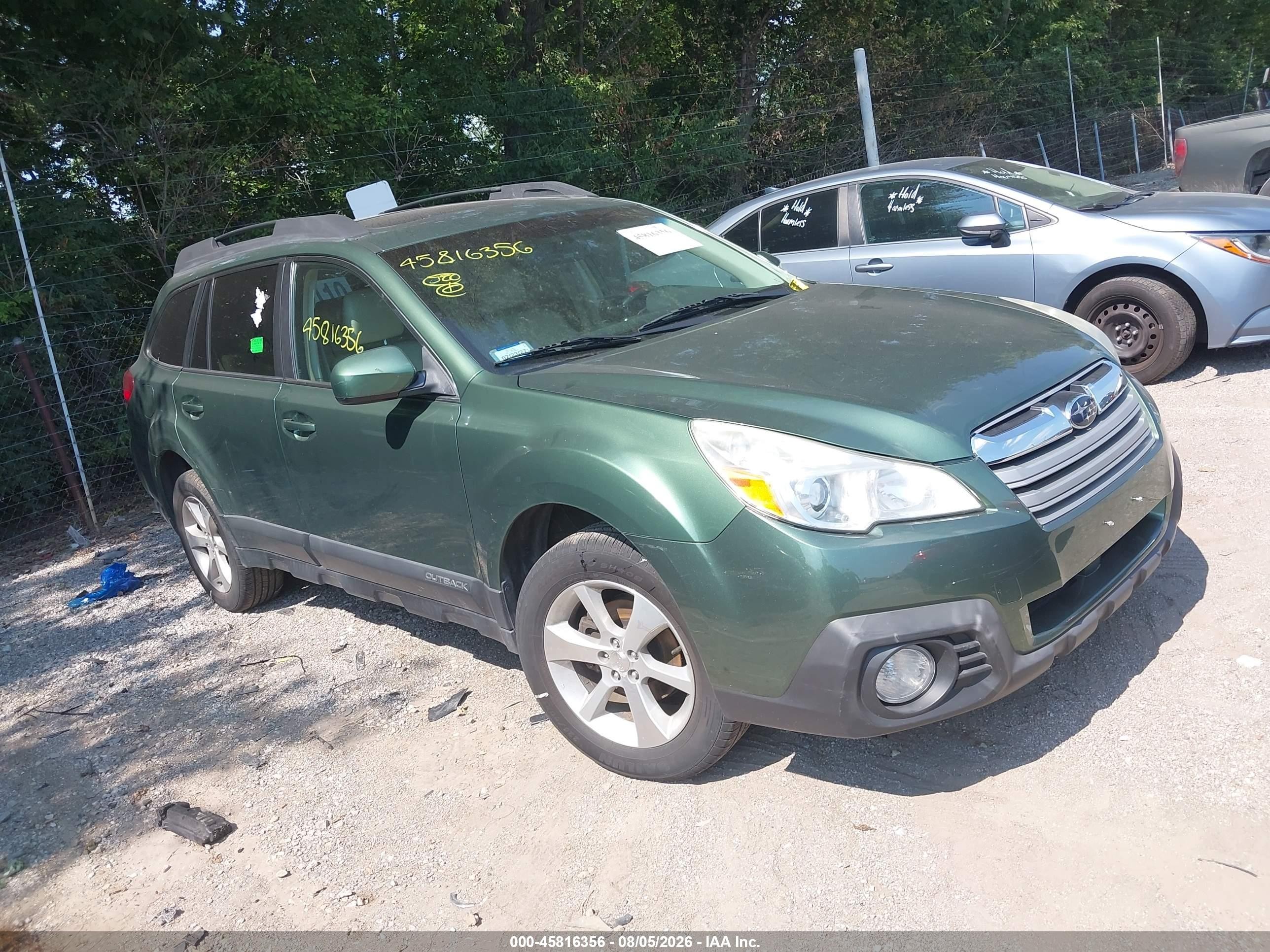 2013 Subaru Outback Limited, VIN 4S4BRCKCXD3252247 — Normal wear