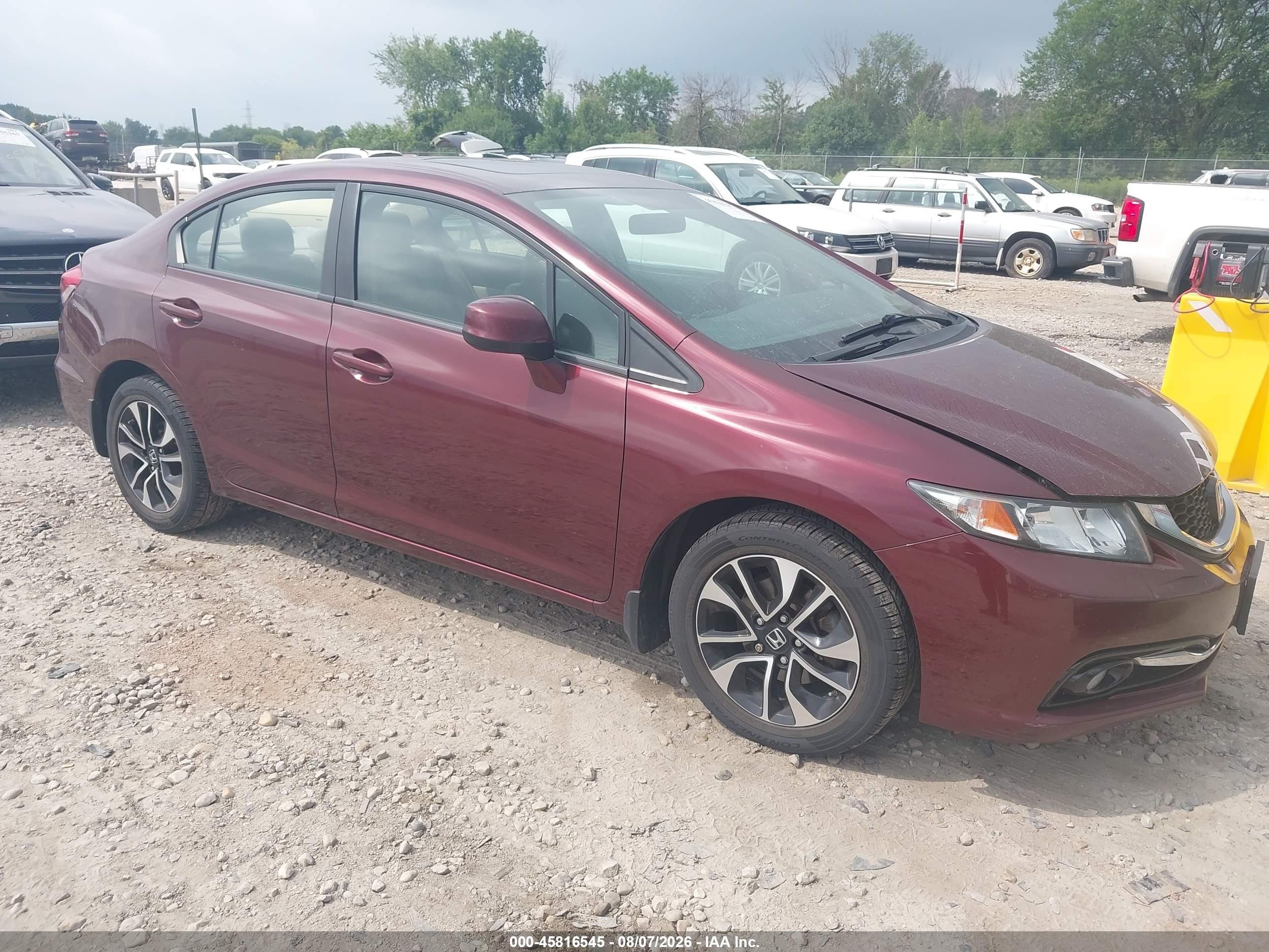 2013 Honda Civic EX-L, VIN 19XFB2F9XDE064775 — Storm