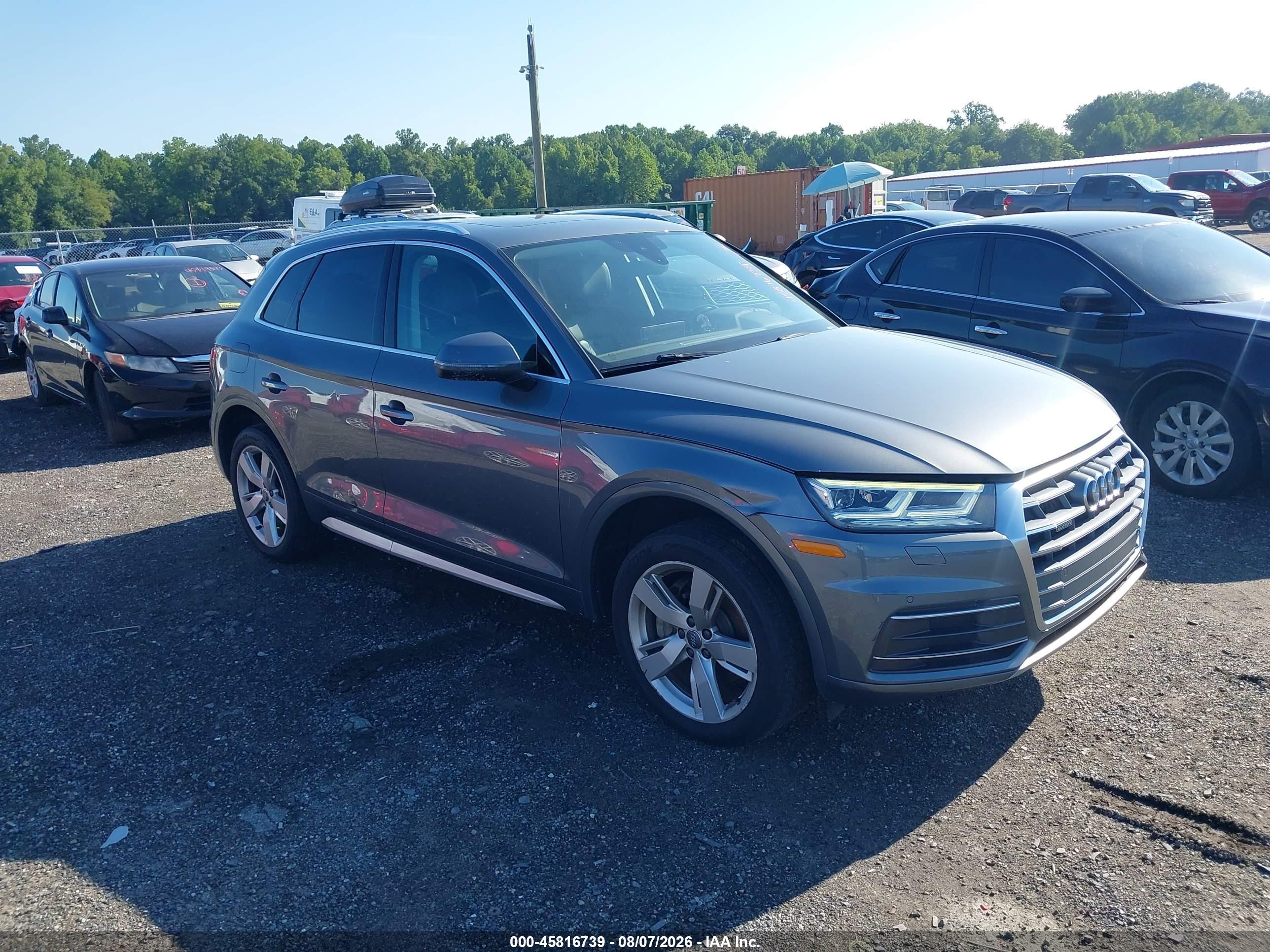 2018 Audi Q5 Premium Plus, VIN WA1BNAFY5J2016658 — Front end