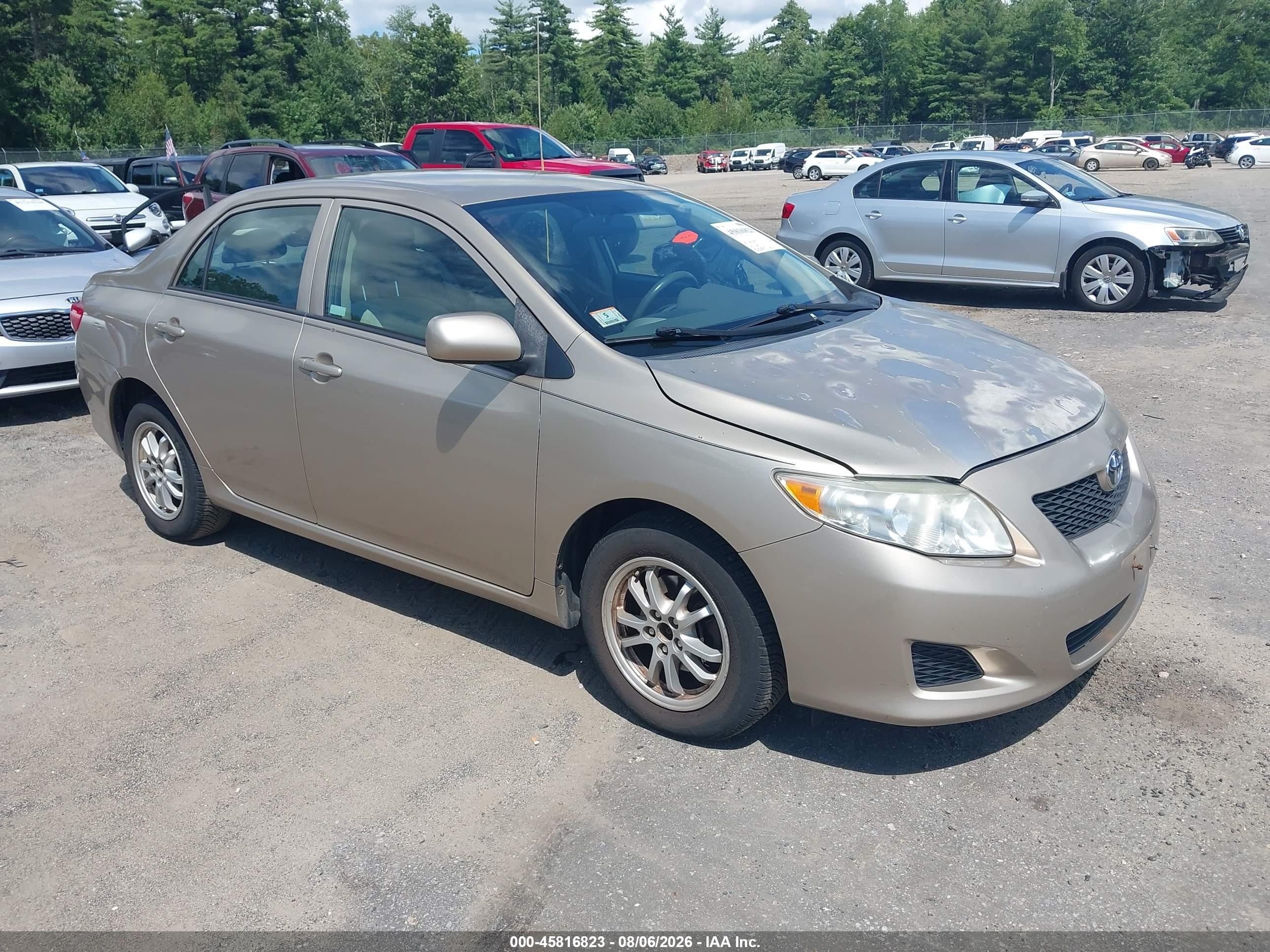 2009 Toyota Corolla LE, VIN 1NXBU40E39Z143607 — Normal wear