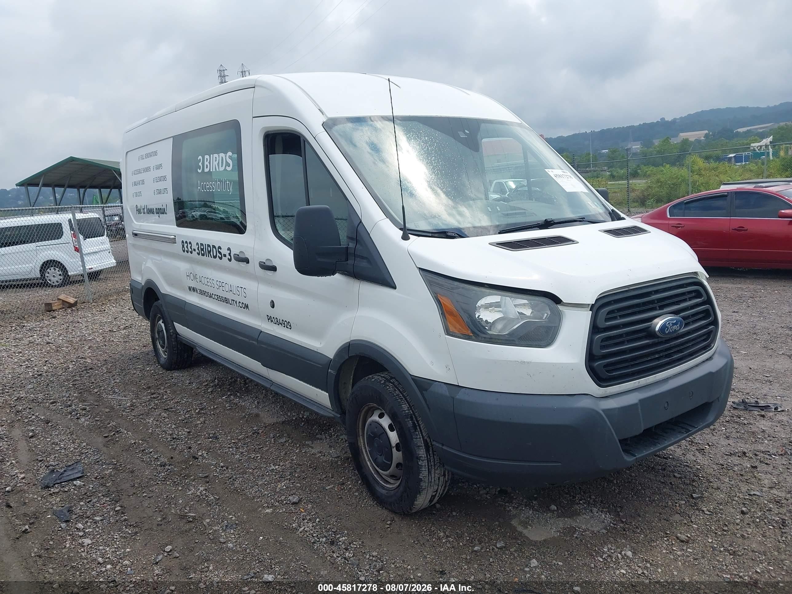 2015 Ford Transit Cargo, VIN 1FTNE2CM7FKA08188 — Обычный износ