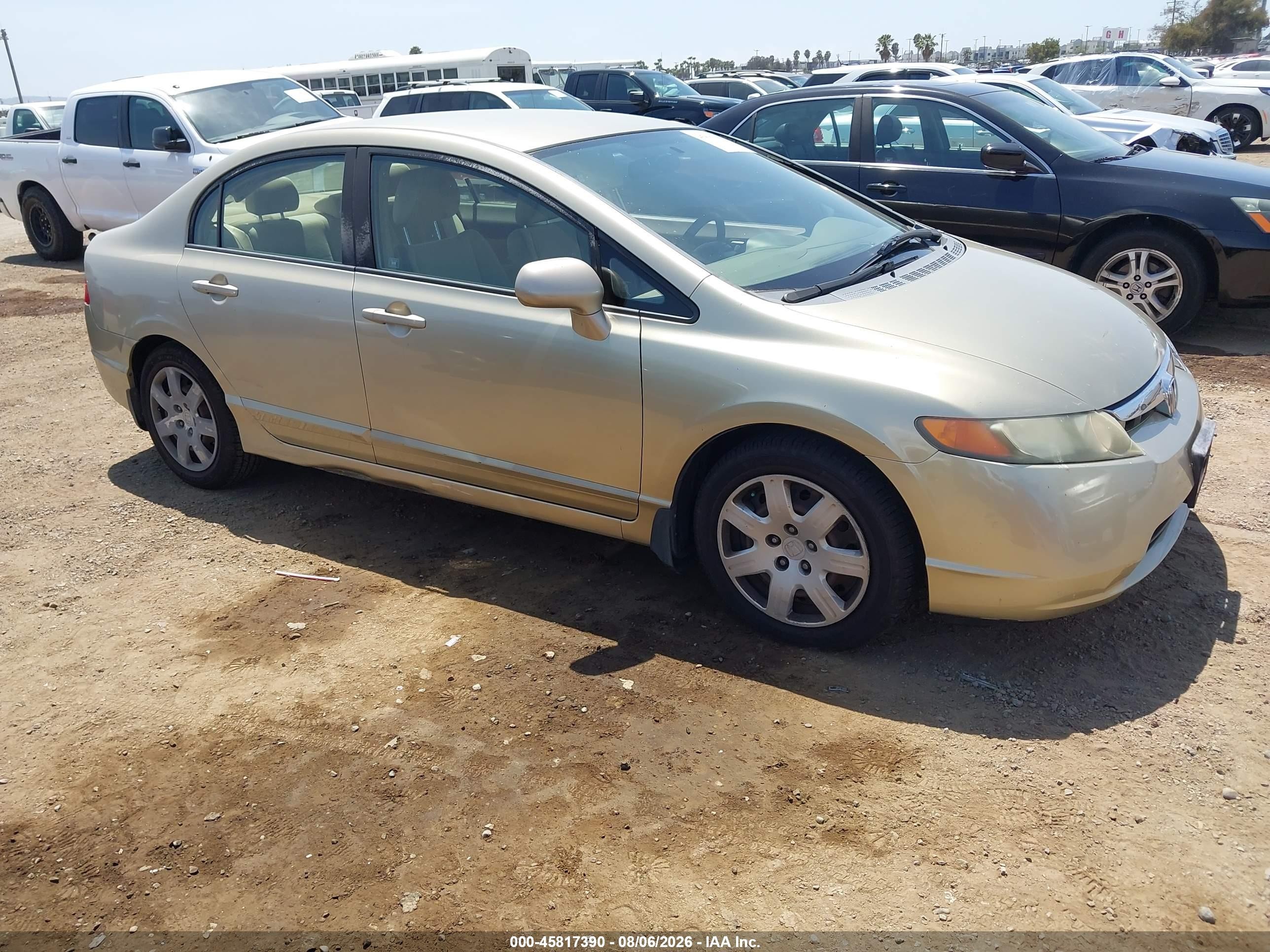 2007 Honda Civic LX, VIN JHMFA16517S006712 — Не указано