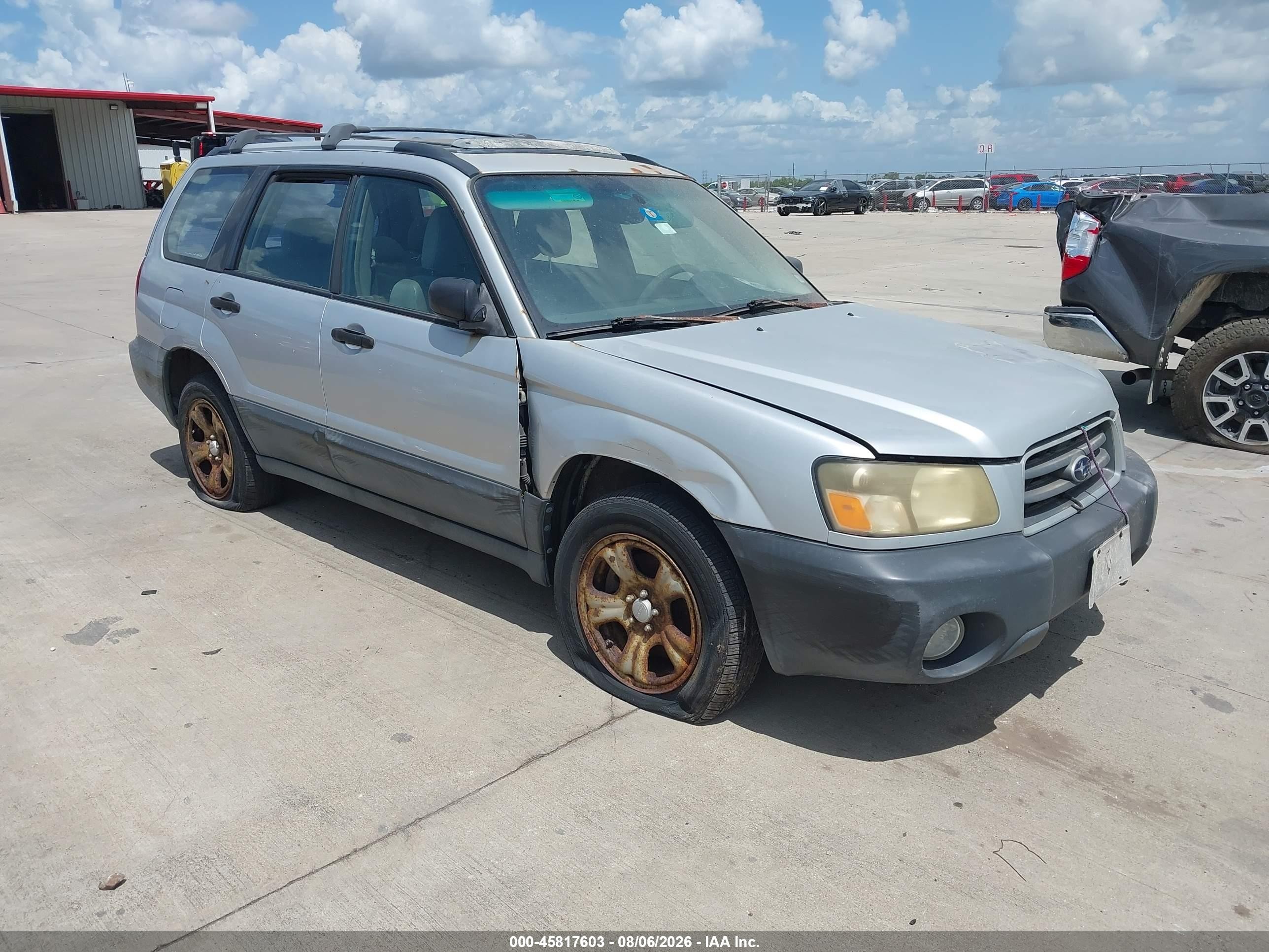 2005 Subaru Forester X, VIN JF1SG63625H718591 — Water / flood