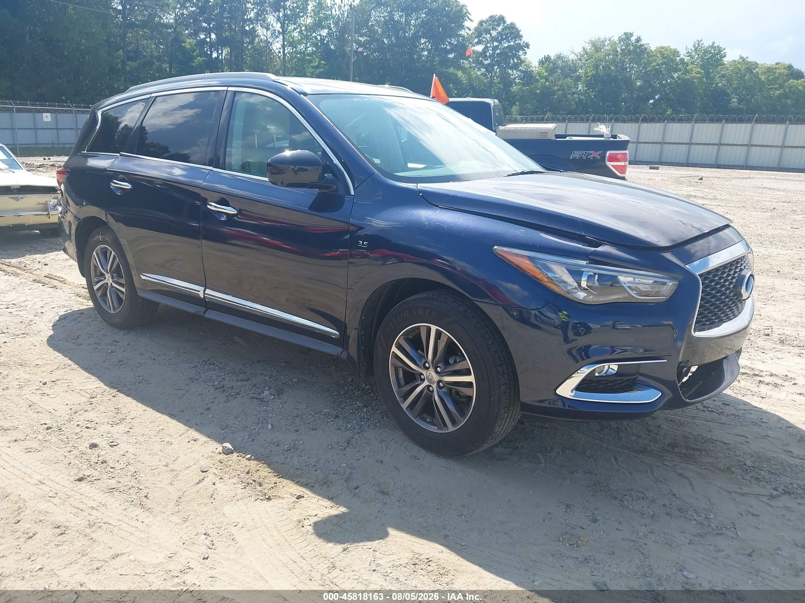 2018 Infiniti QX60, VIN 5N1DL0MM1JC509516 — Перед