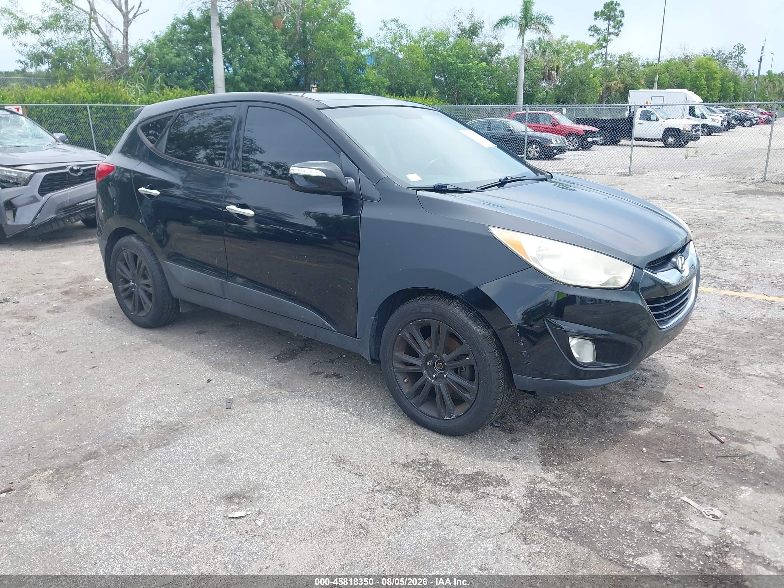 2013 Hyundai Tucson Limited, VIN KM8JUCAC1DU774657 — Normal wear