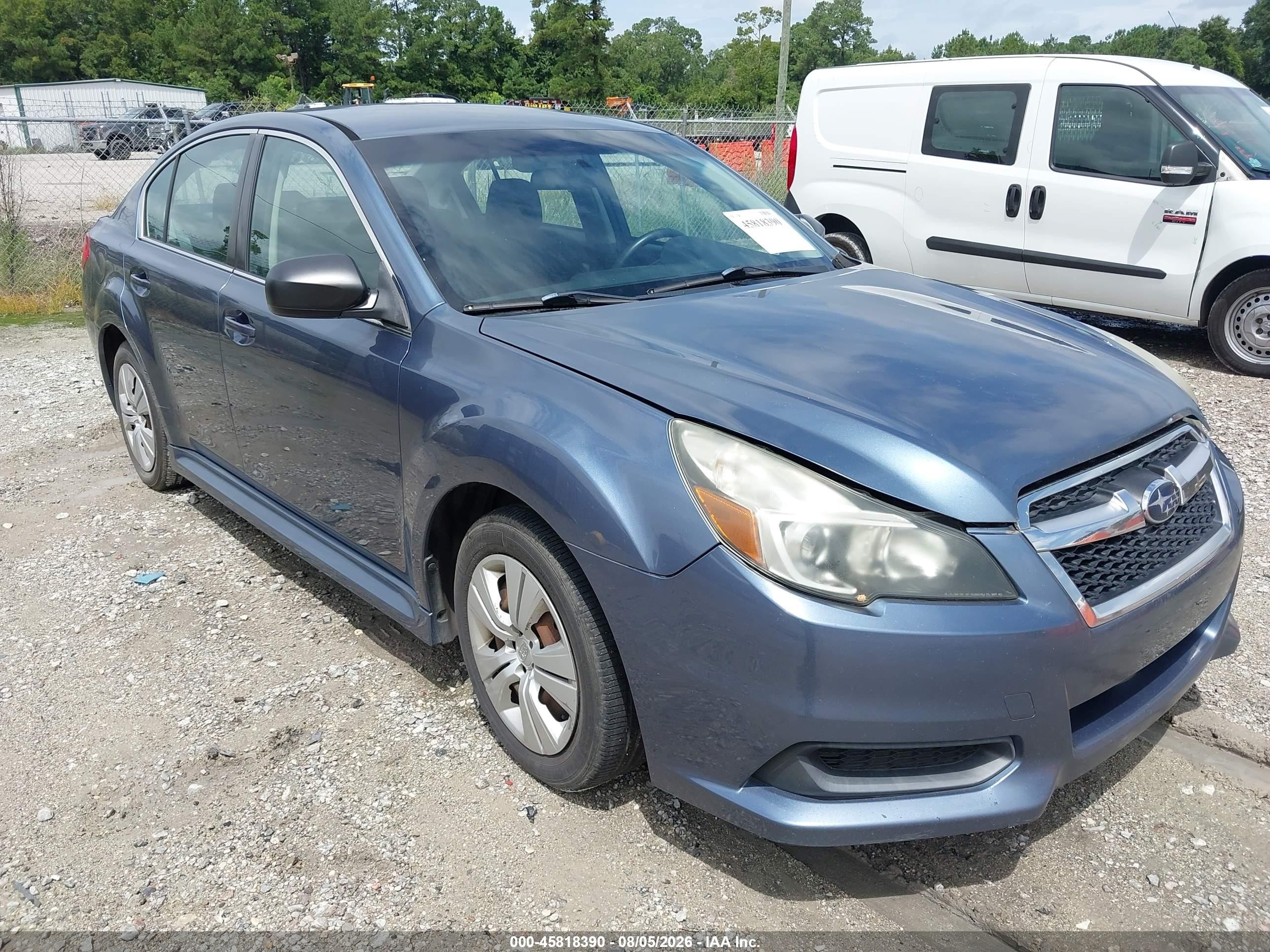 2013 Subaru Legacy 2.5i, VIN 4S3BMAA60D1012994 — Normal wear