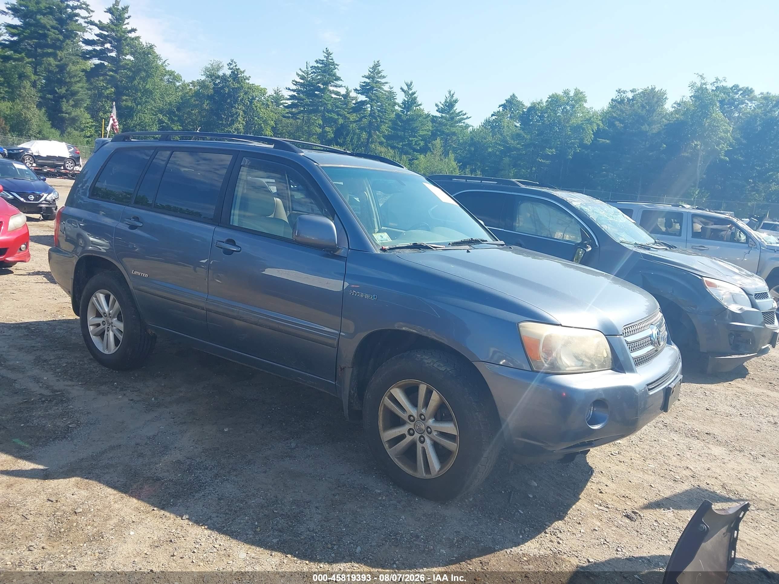 2006 Toyota Highlander Limited, VIN JTEEW21A260016597 — Normal wear