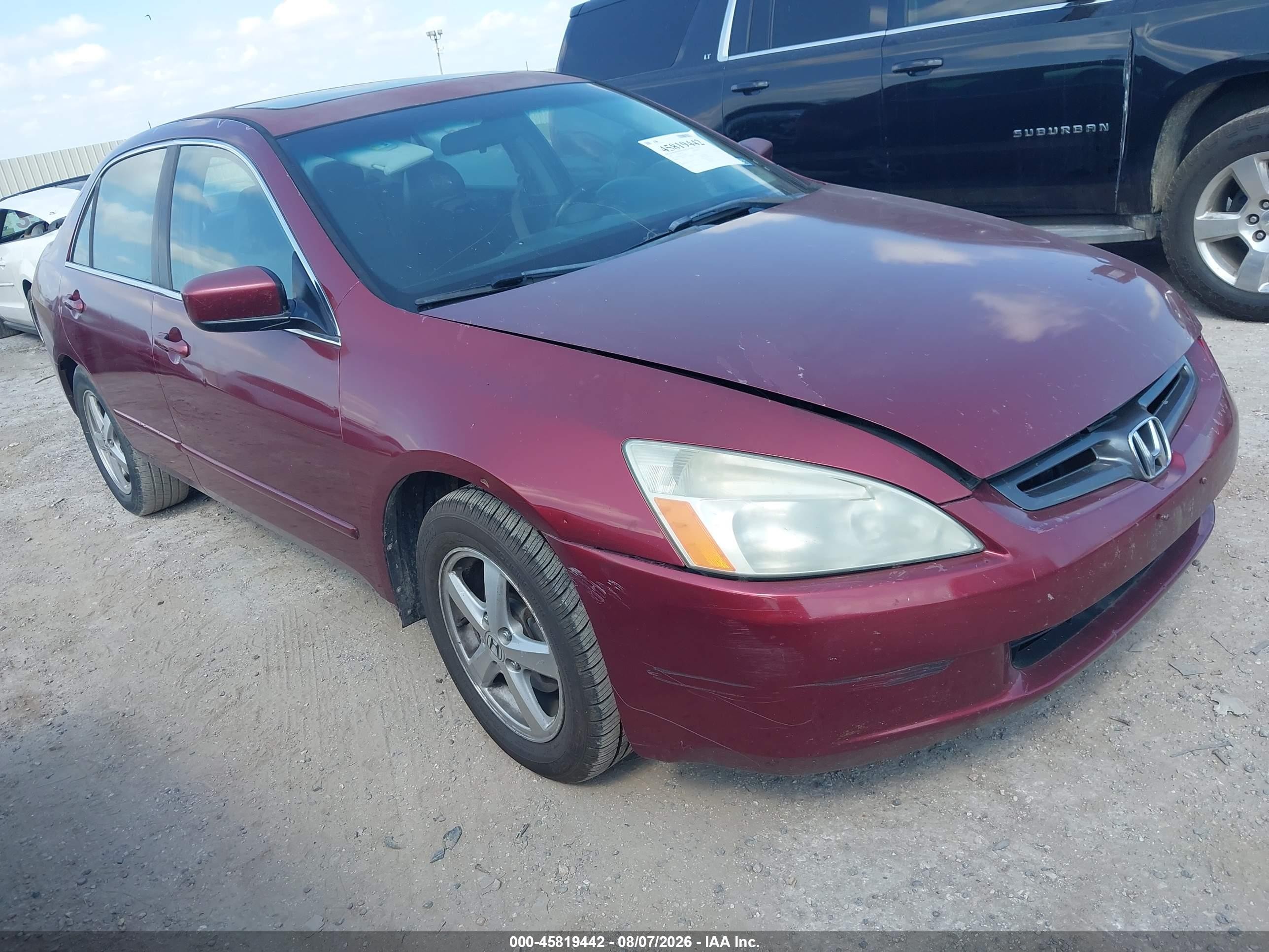 2005 Honda Accord EX-L, VIN 1HGCM568X5A026457 — Изъятие за долги