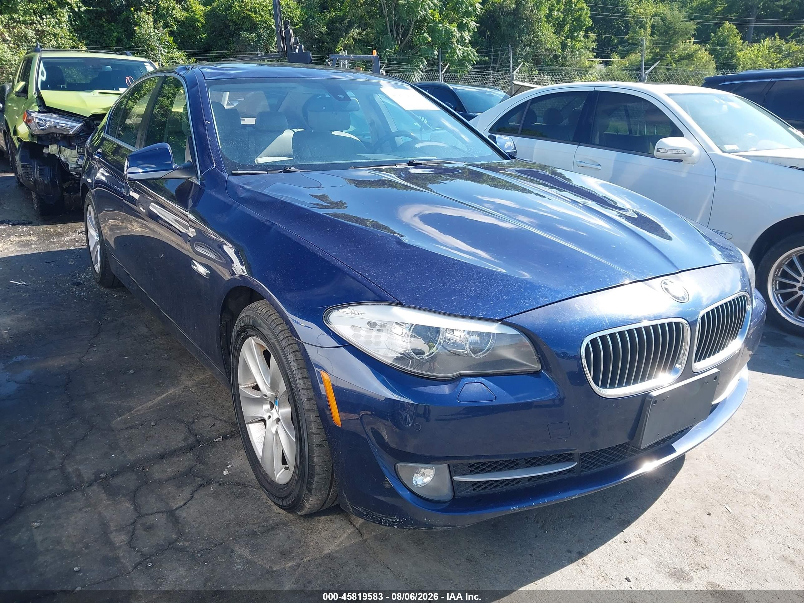 2013 BMW 5 Series 528i xDrive, VIN WBAXH5C58DD112651 — Крыша