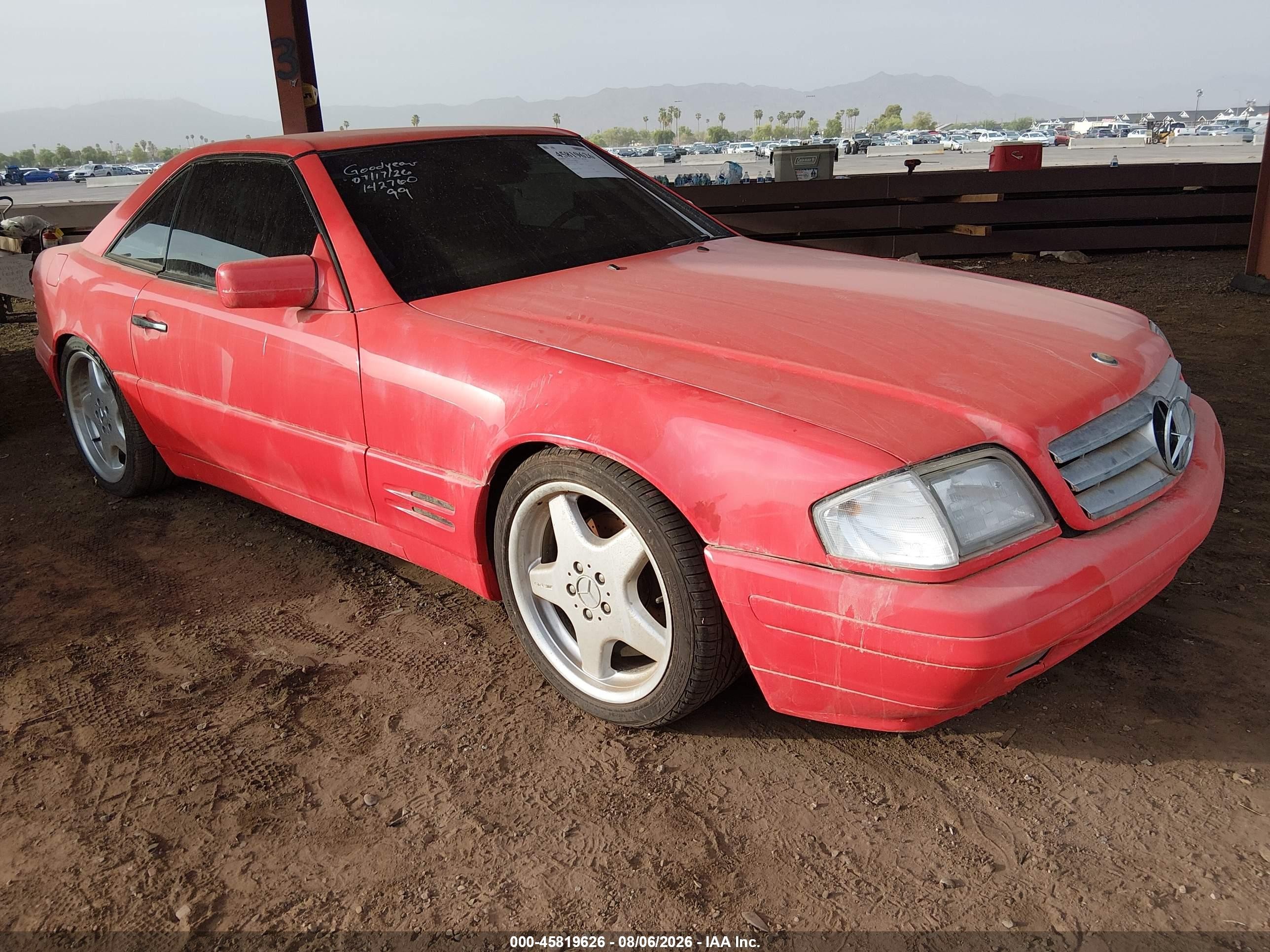 1998 Mercedes-Benz SL 500, VIN WDBFA67F9WF169880 — Обычный износ