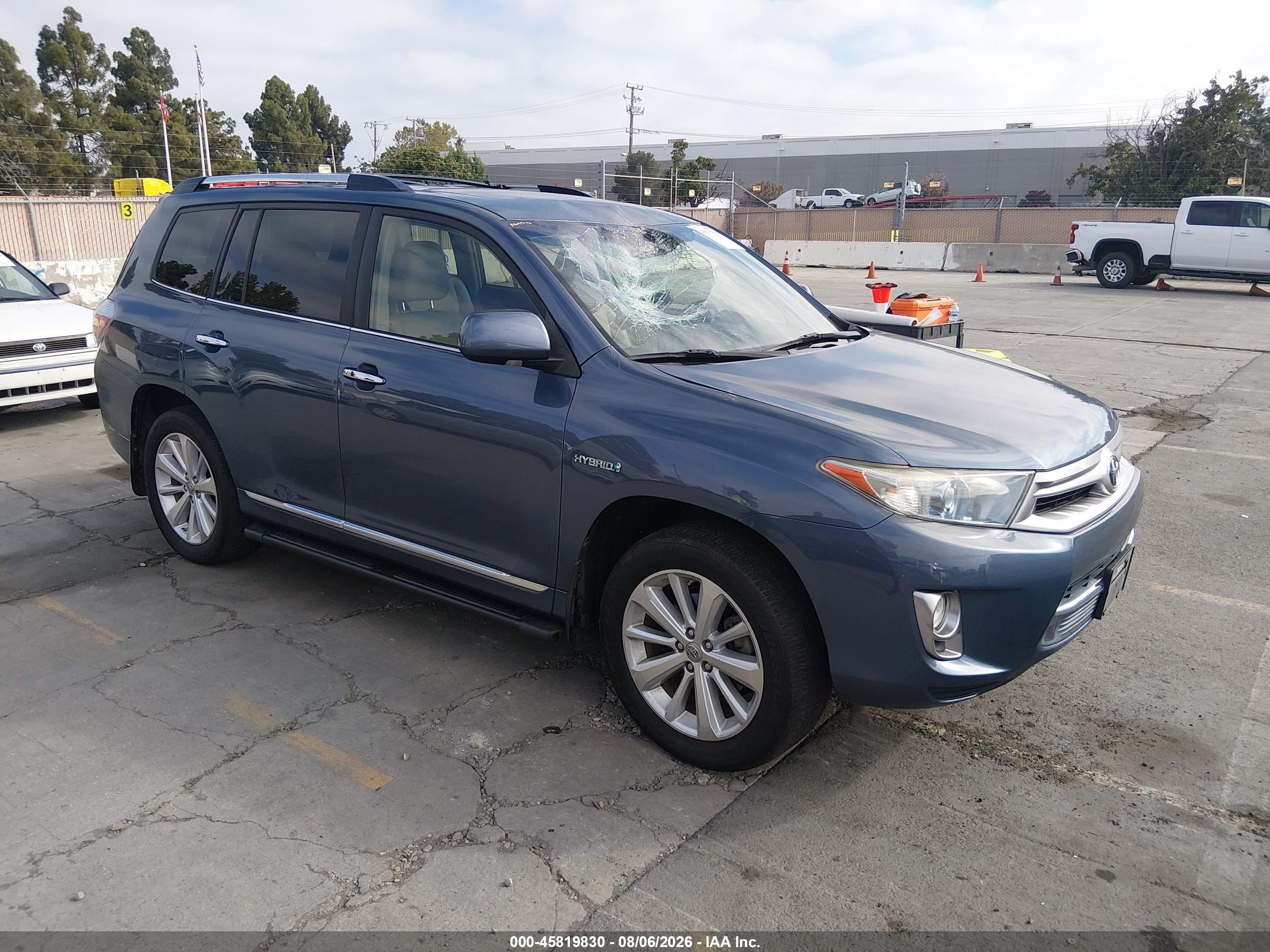 2013 Toyota Highlander Limited, VIN JTEDC3EH9D2011223 — Не указано