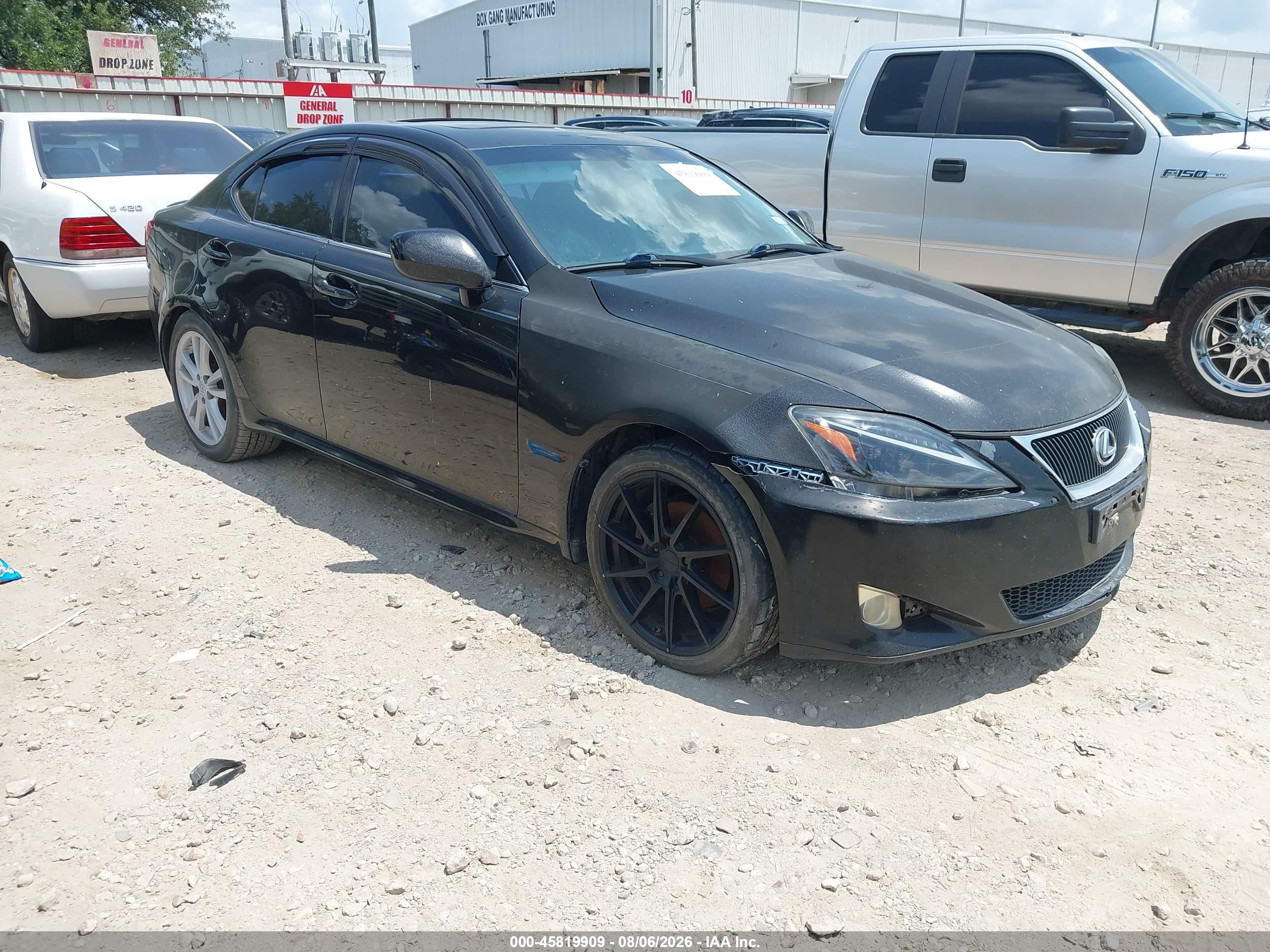 2006 Lexus IS 250, VIN JTHBK262162016839 — Normal wear