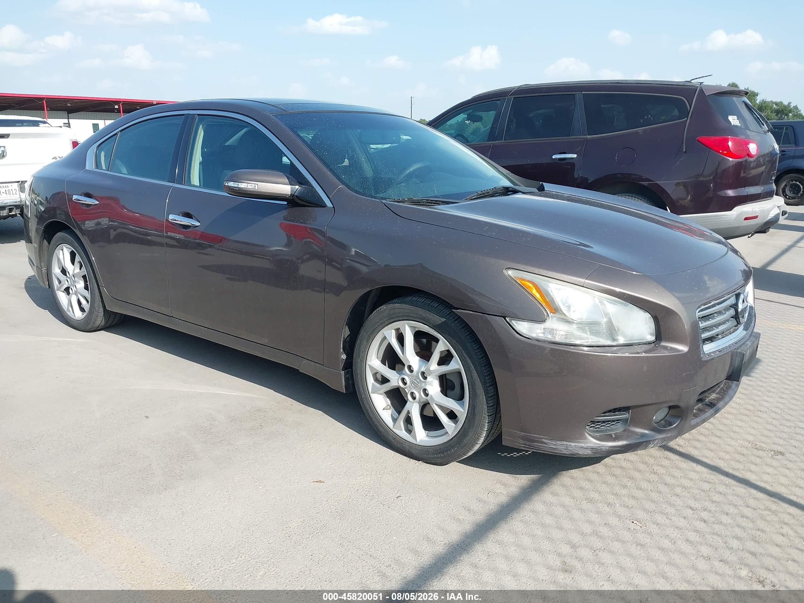 2013 Nissan Maxima SV, VIN 1N4AA5AP7DC846758 — Обычный износ