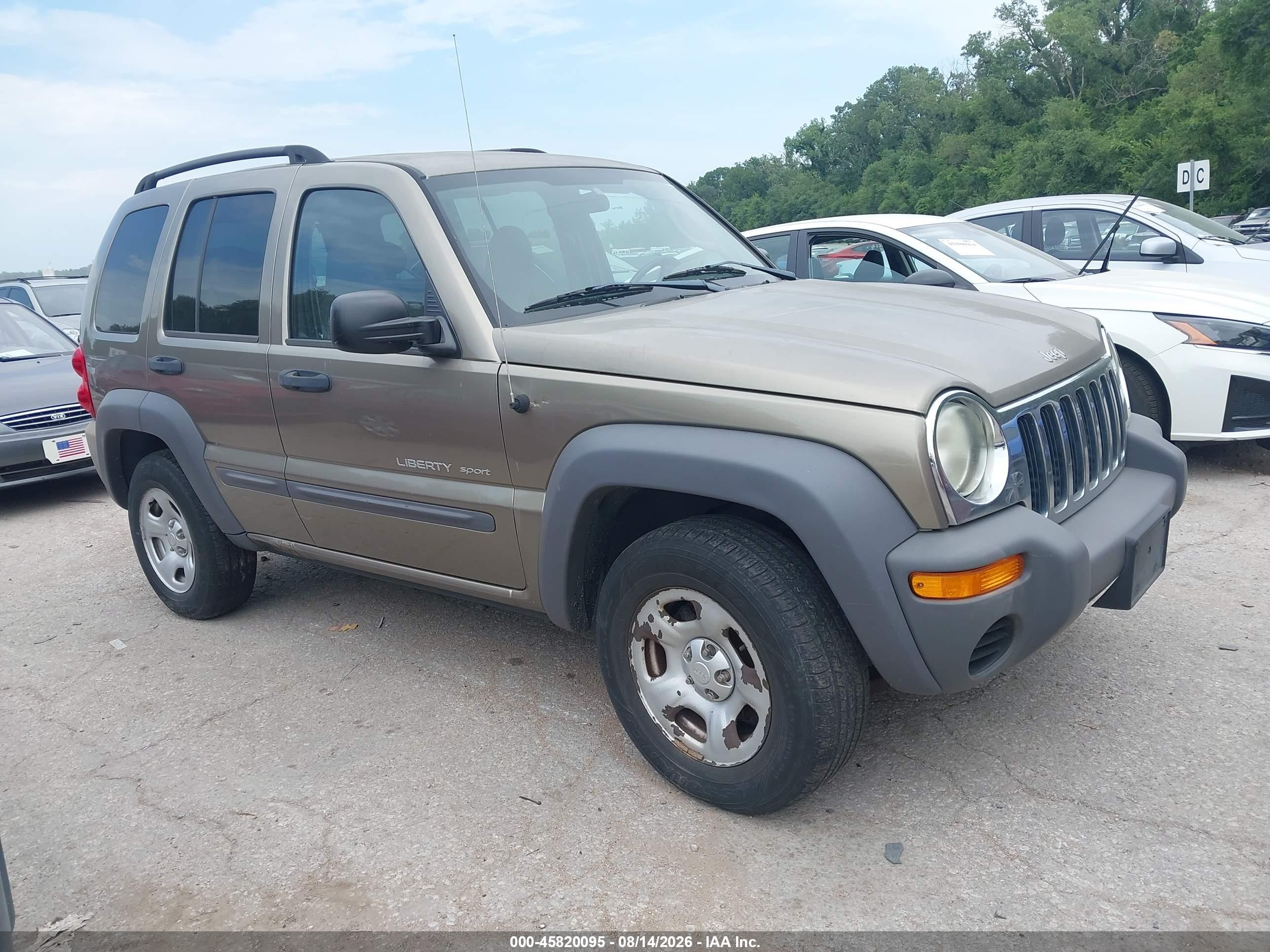 2003 Jeep Liberty Sport, VIN 1J4GL48K23W731799 — Обычный износ