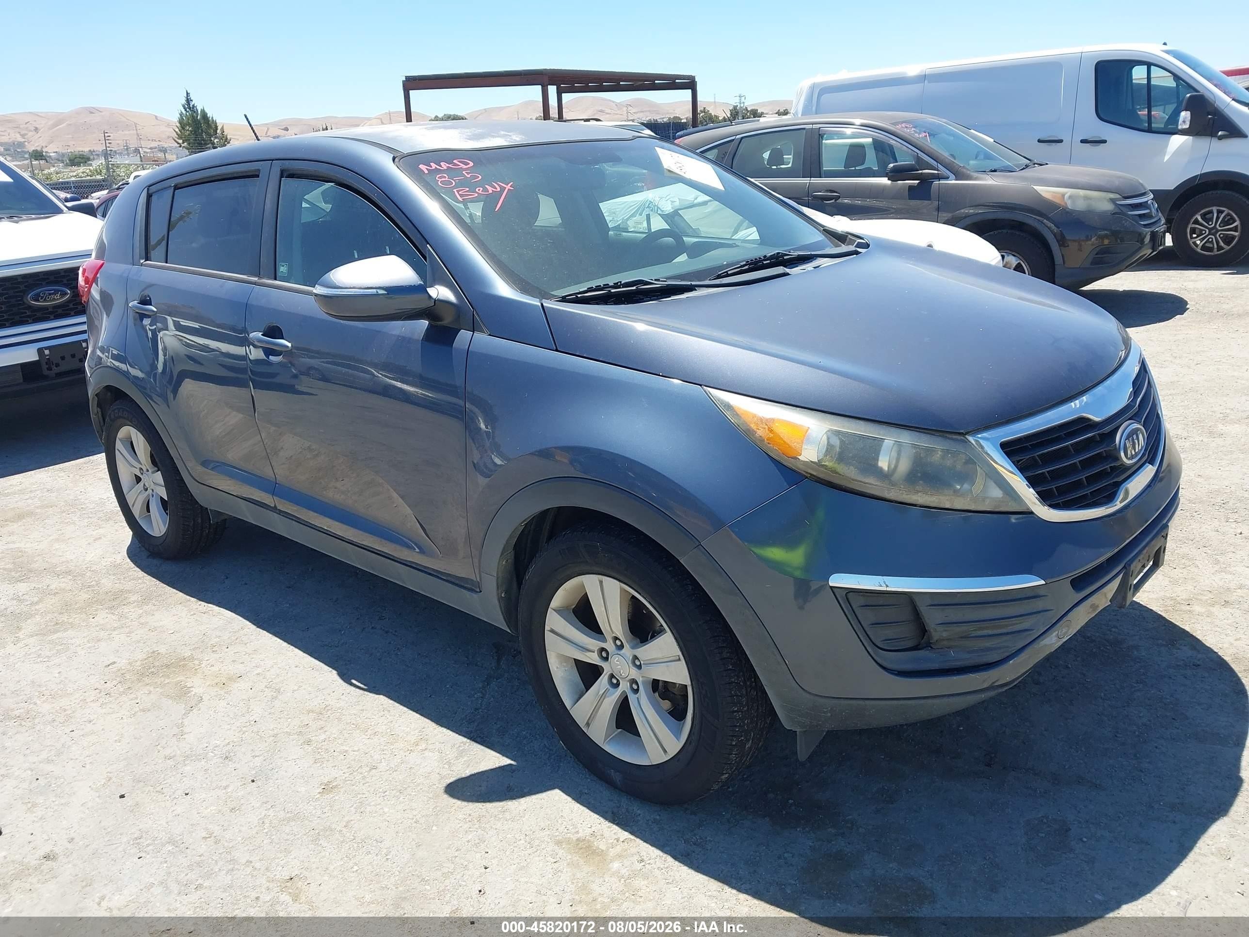 2012 Kia Sportage LX, VIN KNDPB3A28C7332905 — Normal wear