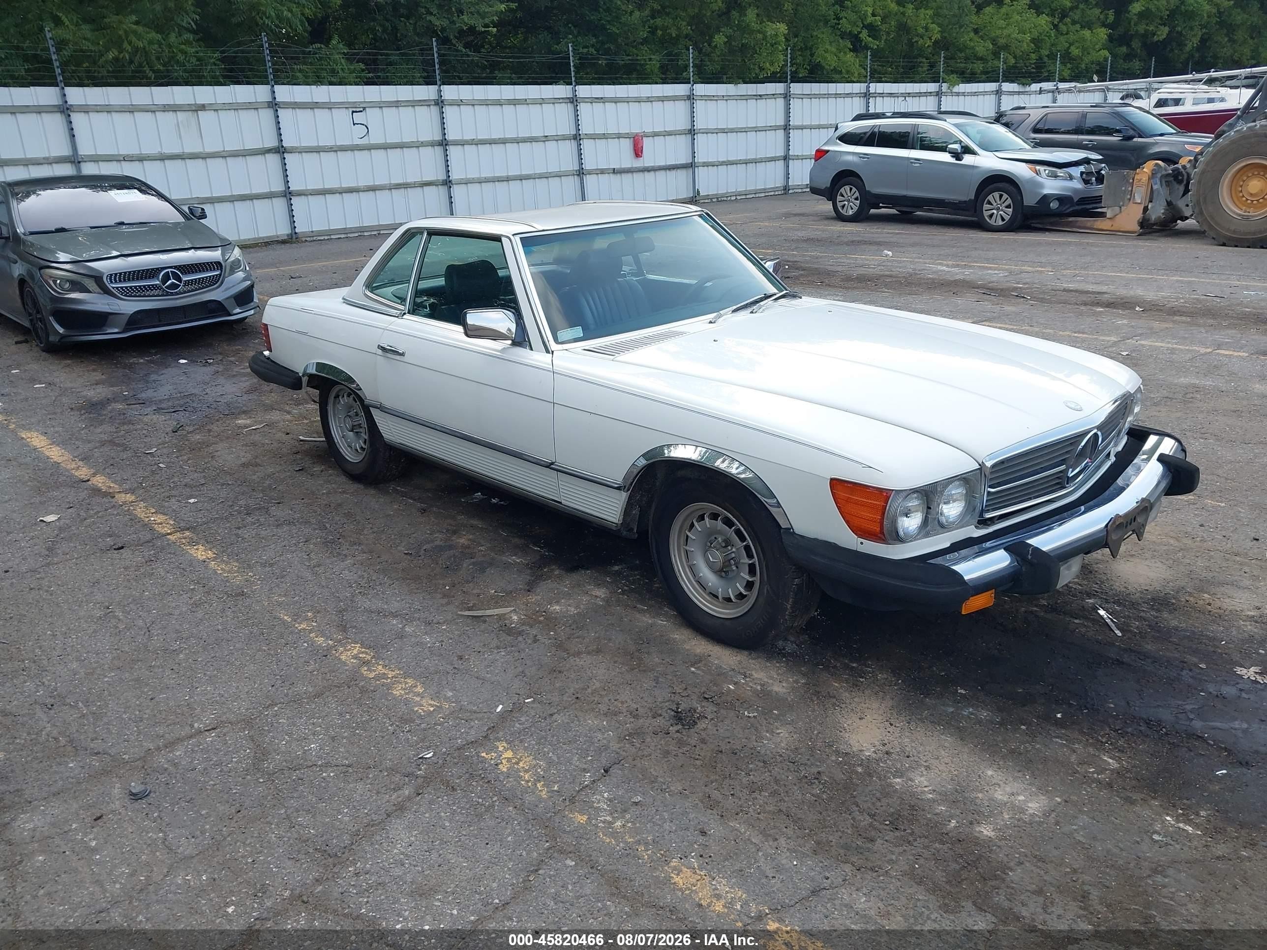 1985 Mercedes-Benz 380 SL, VIN WDBBA45C4FA016851 — Normal wear