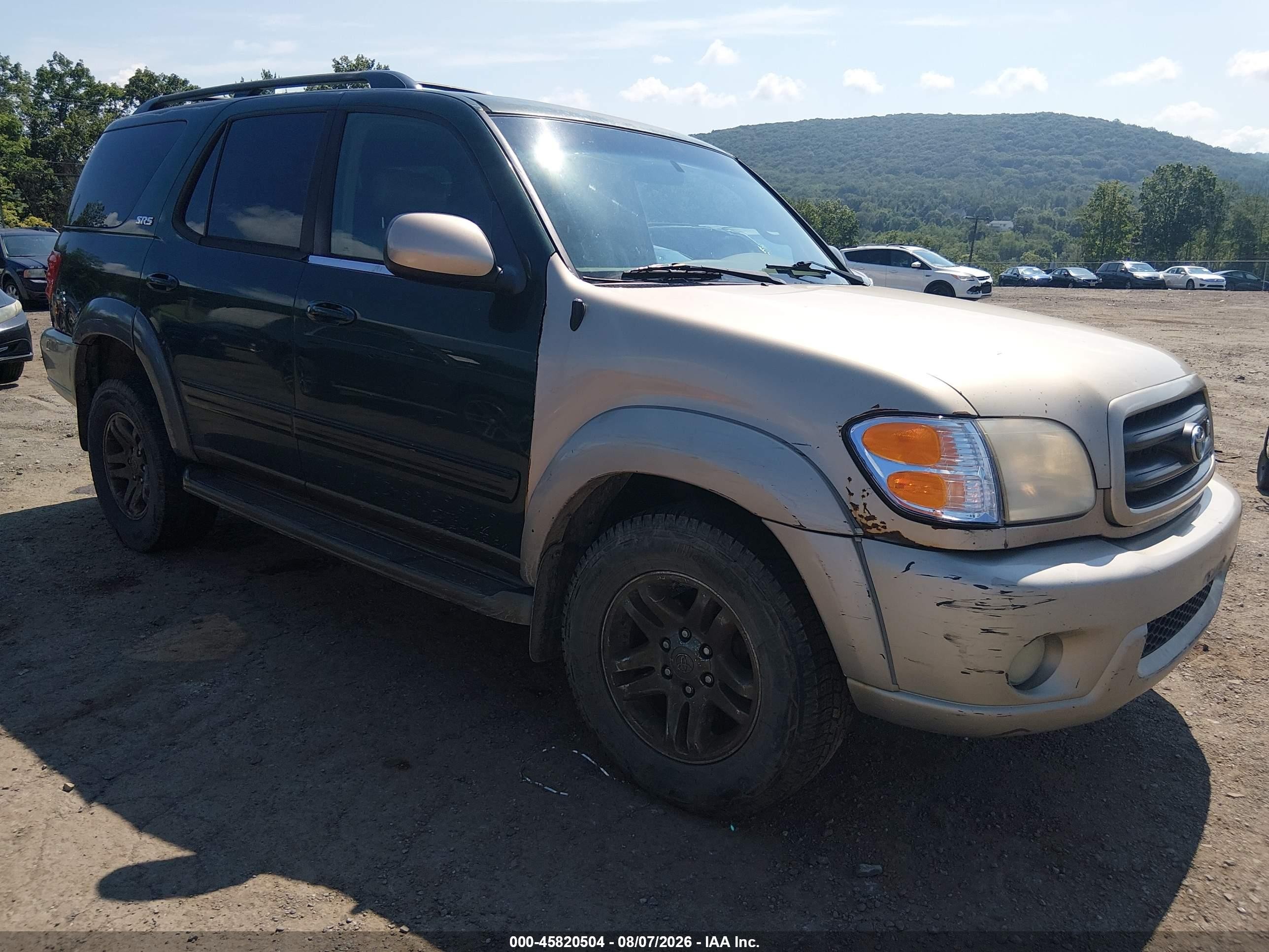 2004 Toyota Sequoia SR5, VIN 5TDBT44A84S217664 — Обычный износ