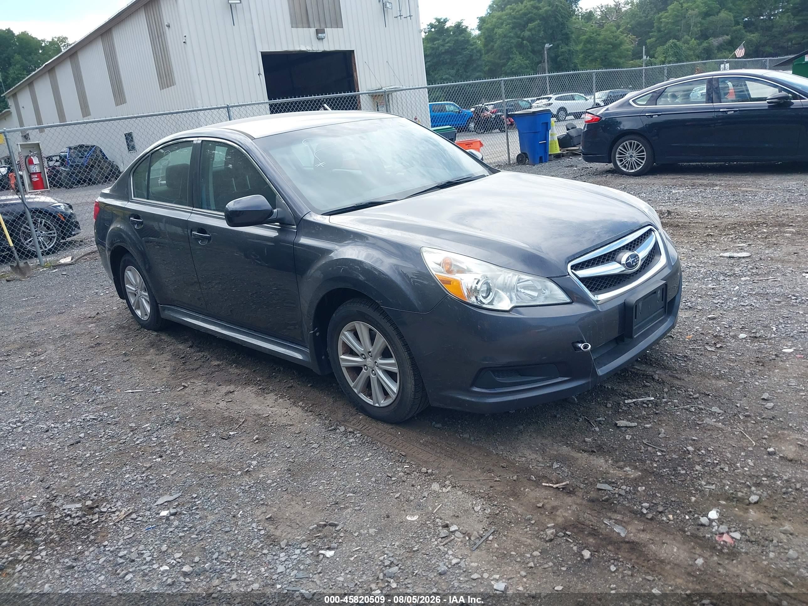 2011 Subaru Legacy Premium, VIN 4S3BMBC66B3263328 — Not stated