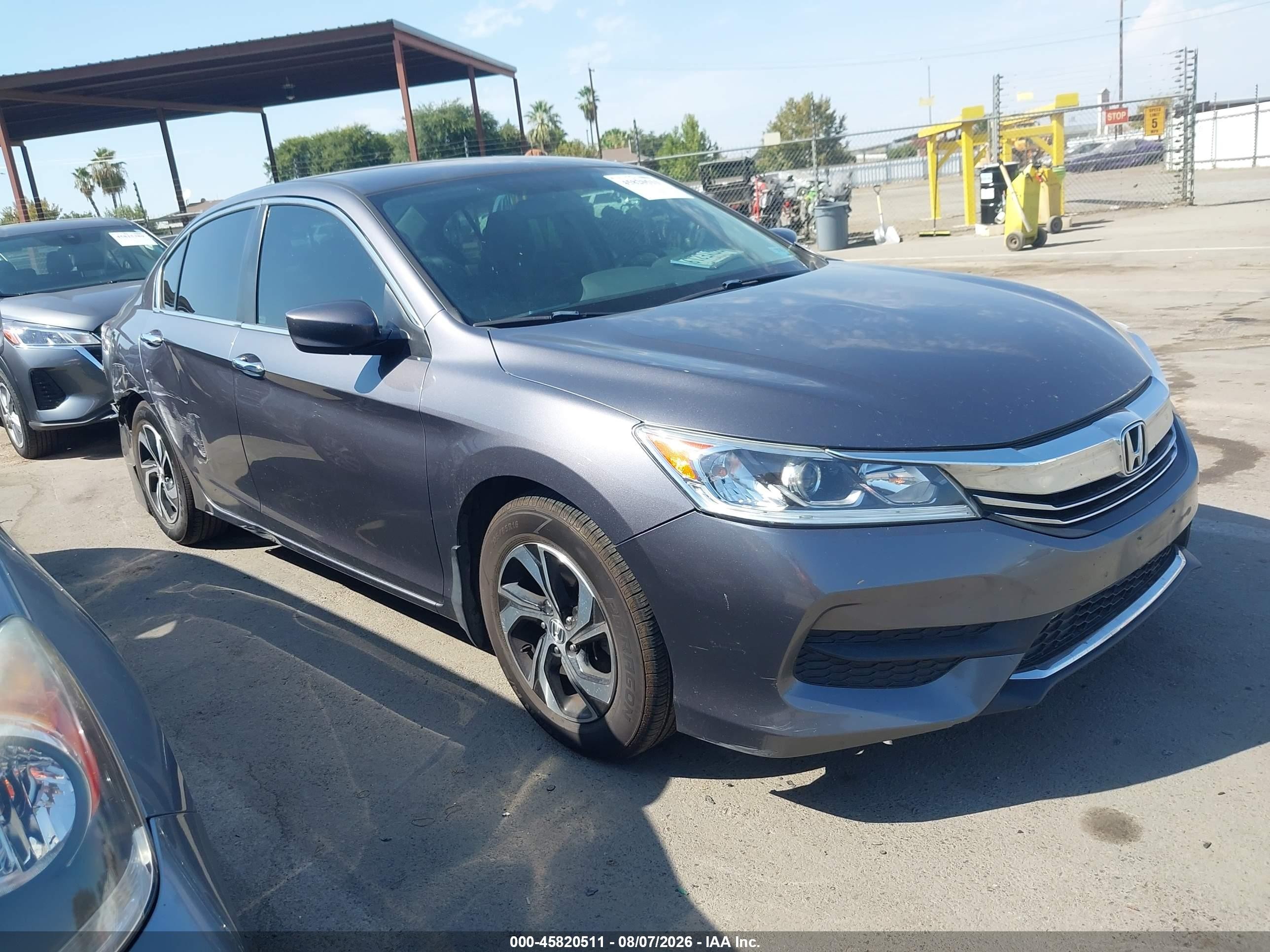 2017 Honda Accord LX, VIN 1HGCR2F33HA247472 — Rear end