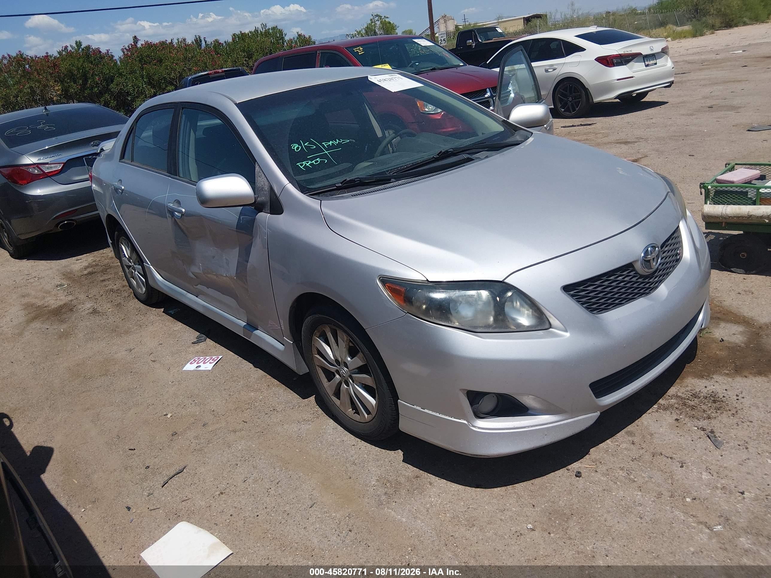 2010 Toyota Corolla LE, VIN 2T1BU4EE6AC531736 — Side