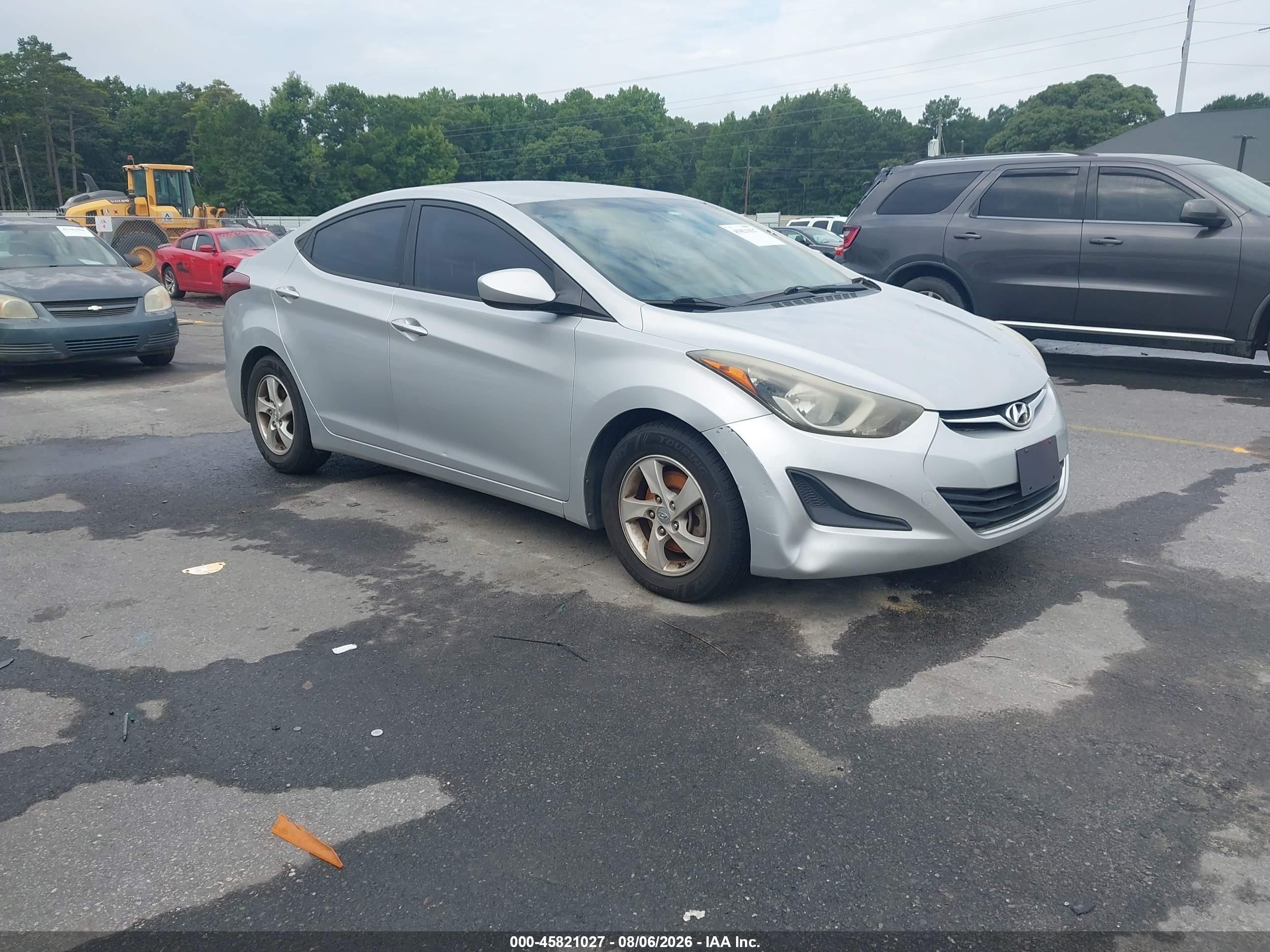 2014 Hyundai Elantra SE, VIN KMHDH4AE6EU048786 — Normal wear