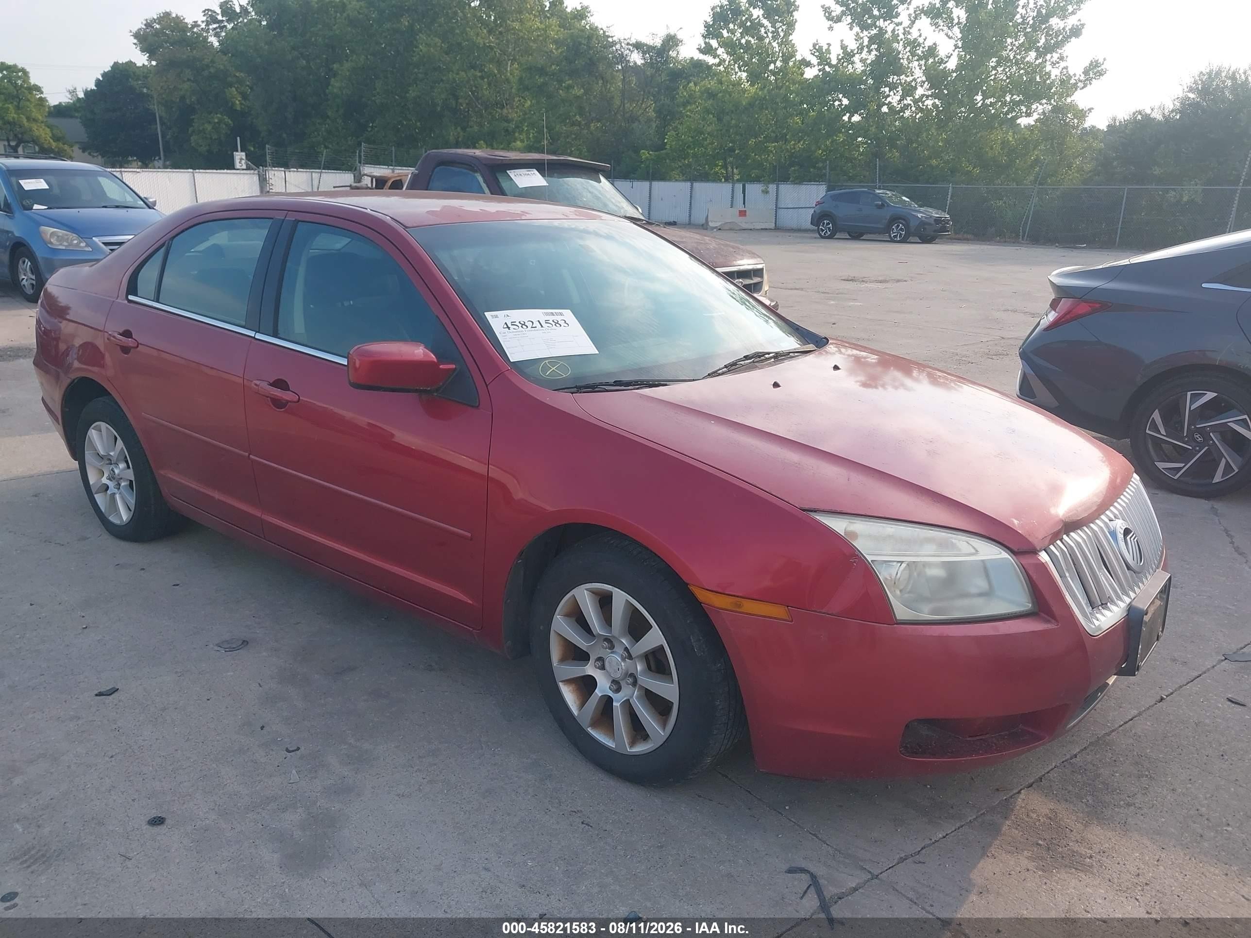 2007 Mercury Milan, VIN 3MEHM07Z17R600658 — Обычный износ