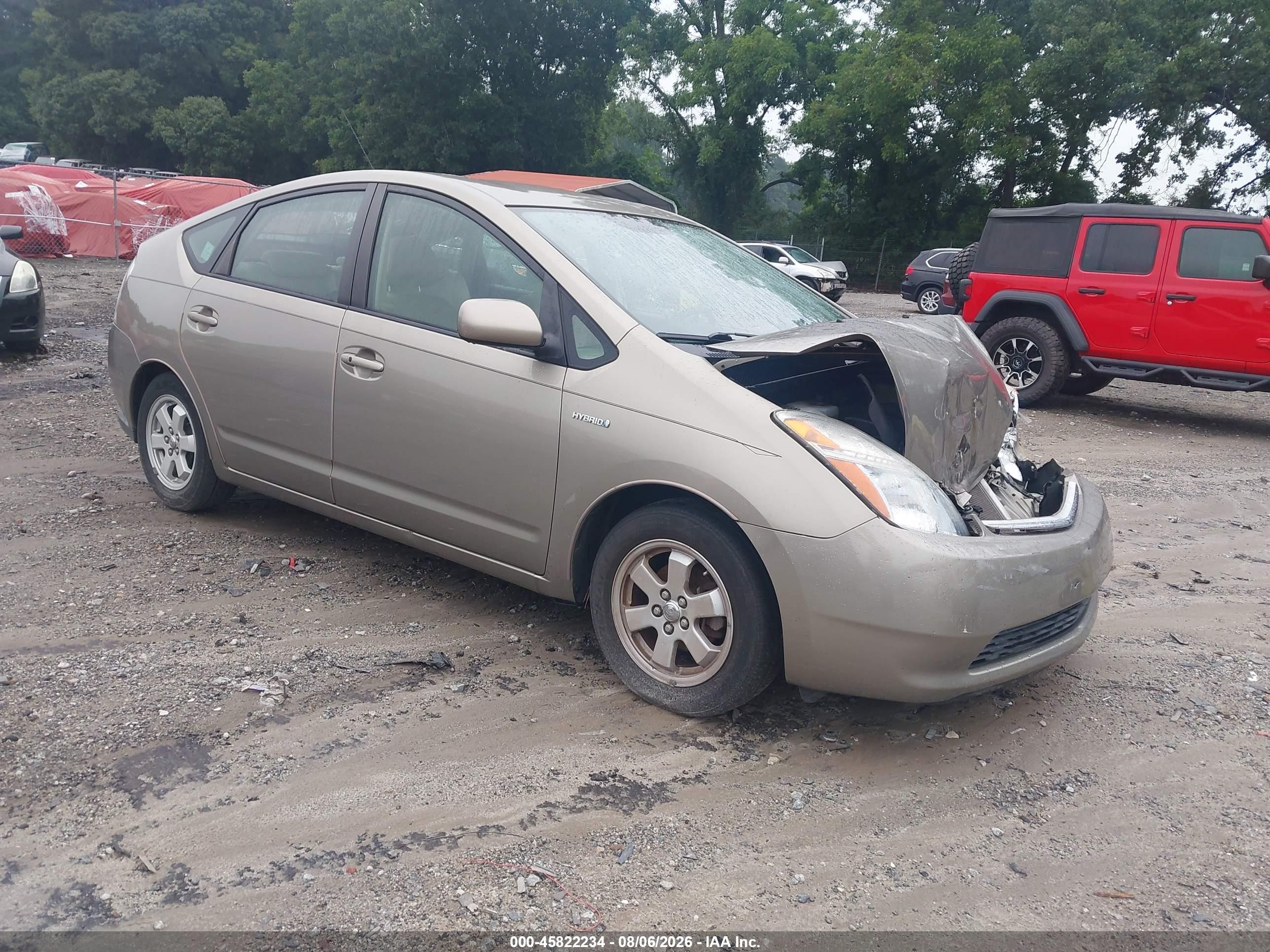 2007 Toyota Prius, VIN JTDKB20U473248911 — Front end