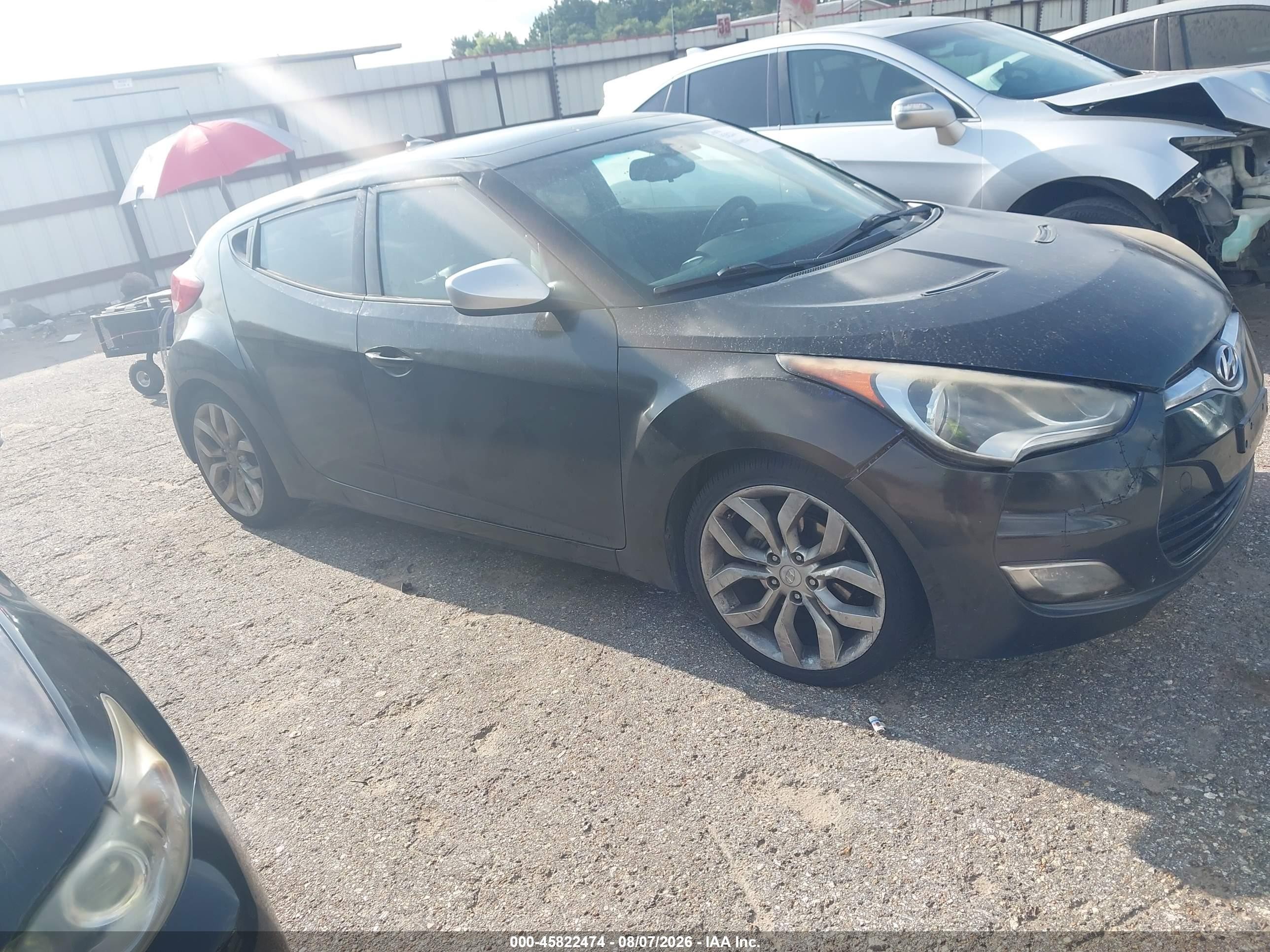 2012 Hyundai Veloster w/Gray Int, VIN KMHTC6AD5CU050751 — Обычный износ